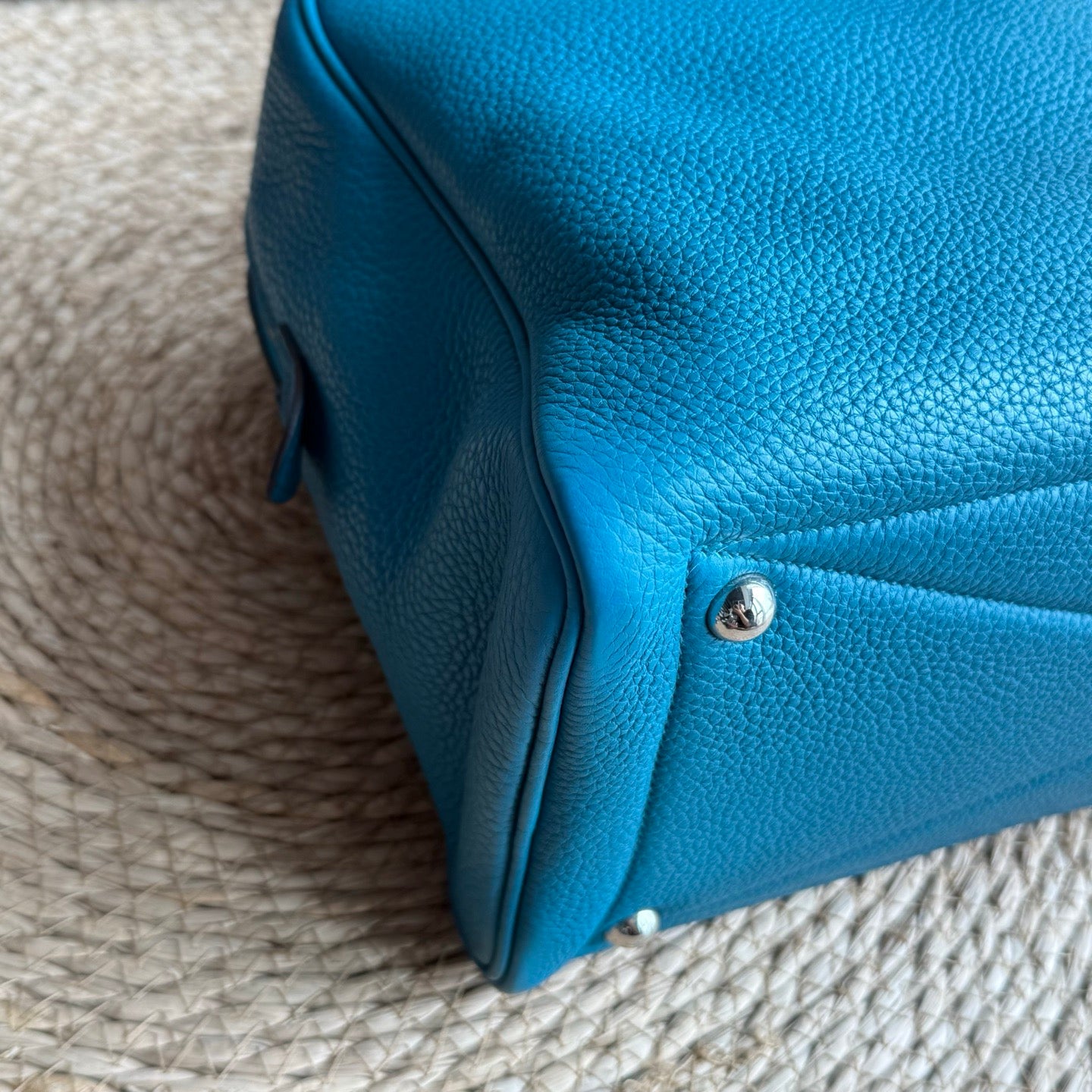 Hermès - Victoria - Leather - Blue - (large)