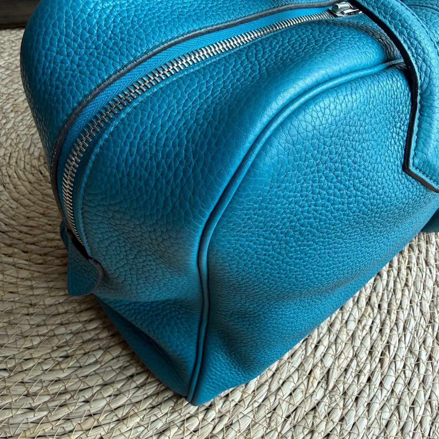 Hermès - Victoria - Leather - Blue - (large)