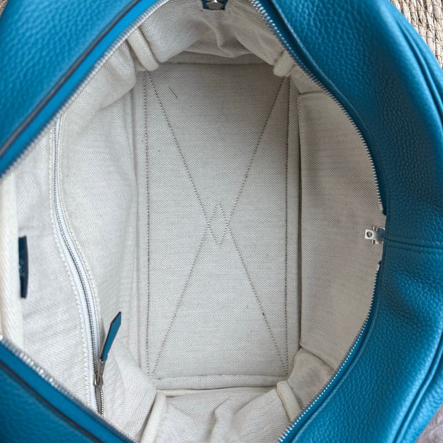 Hermès - Victoria - Leather - Blue - (large)