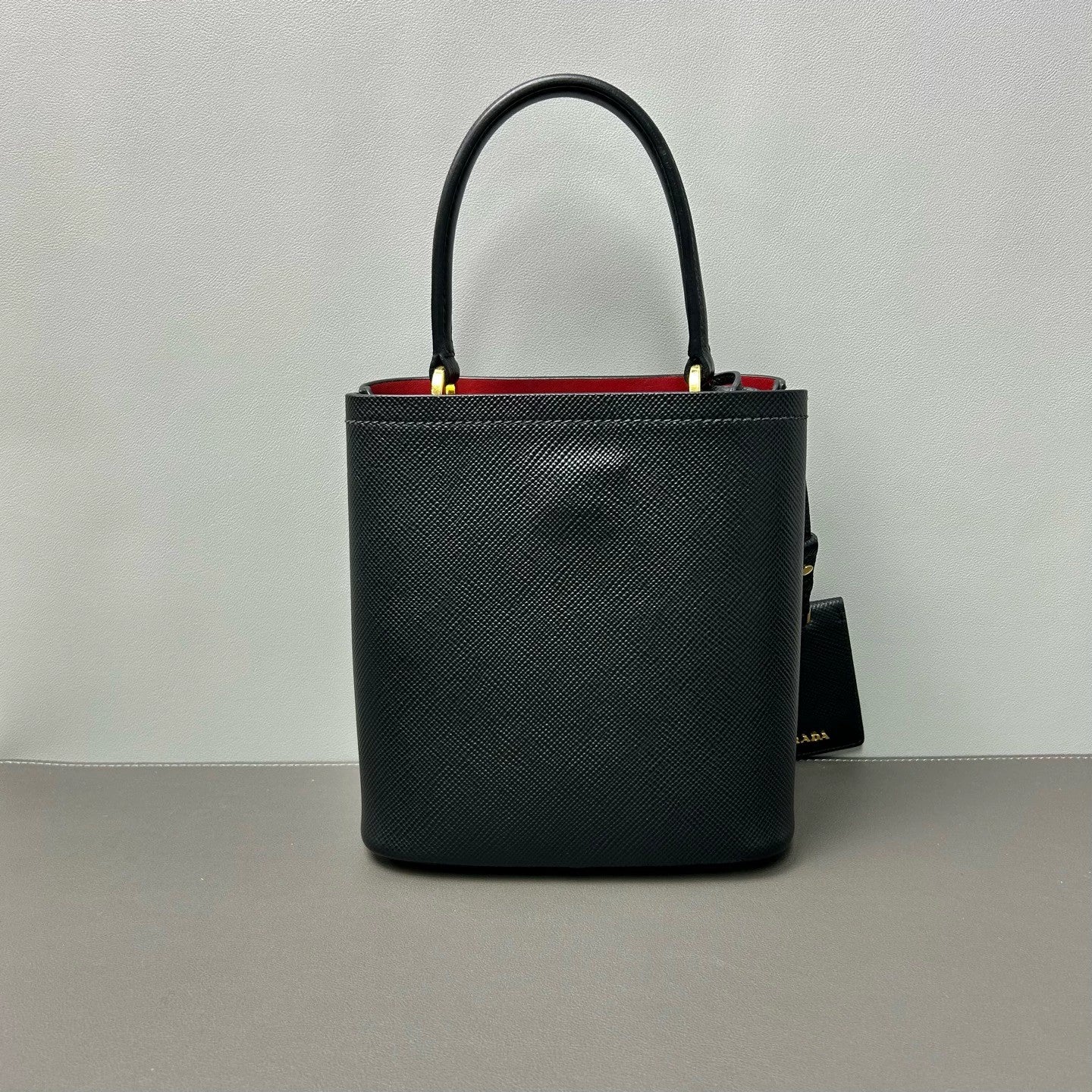 Prada - Panier Bucket Bag - Saffiano leather - Black - (mini)