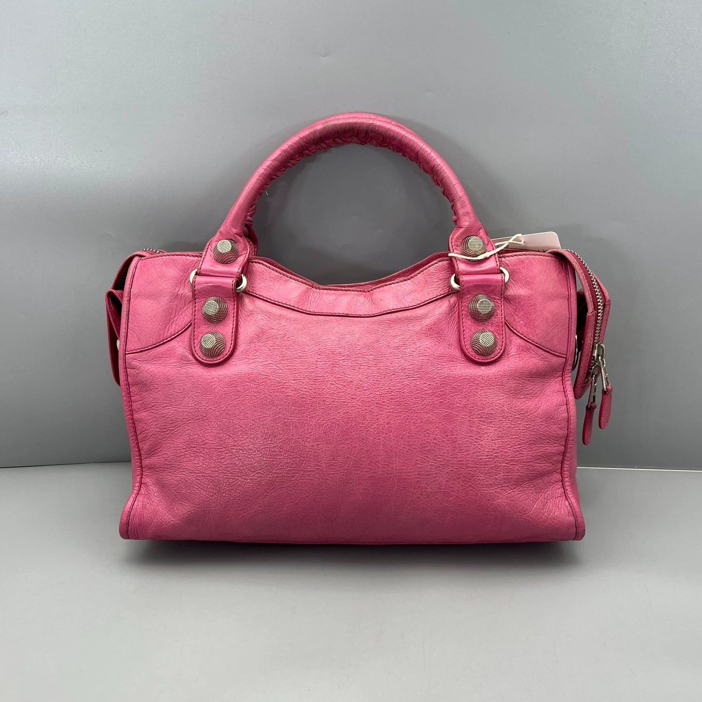 Balenciaga - City Bag - Distressed lambskin leather - Pink - (Small)