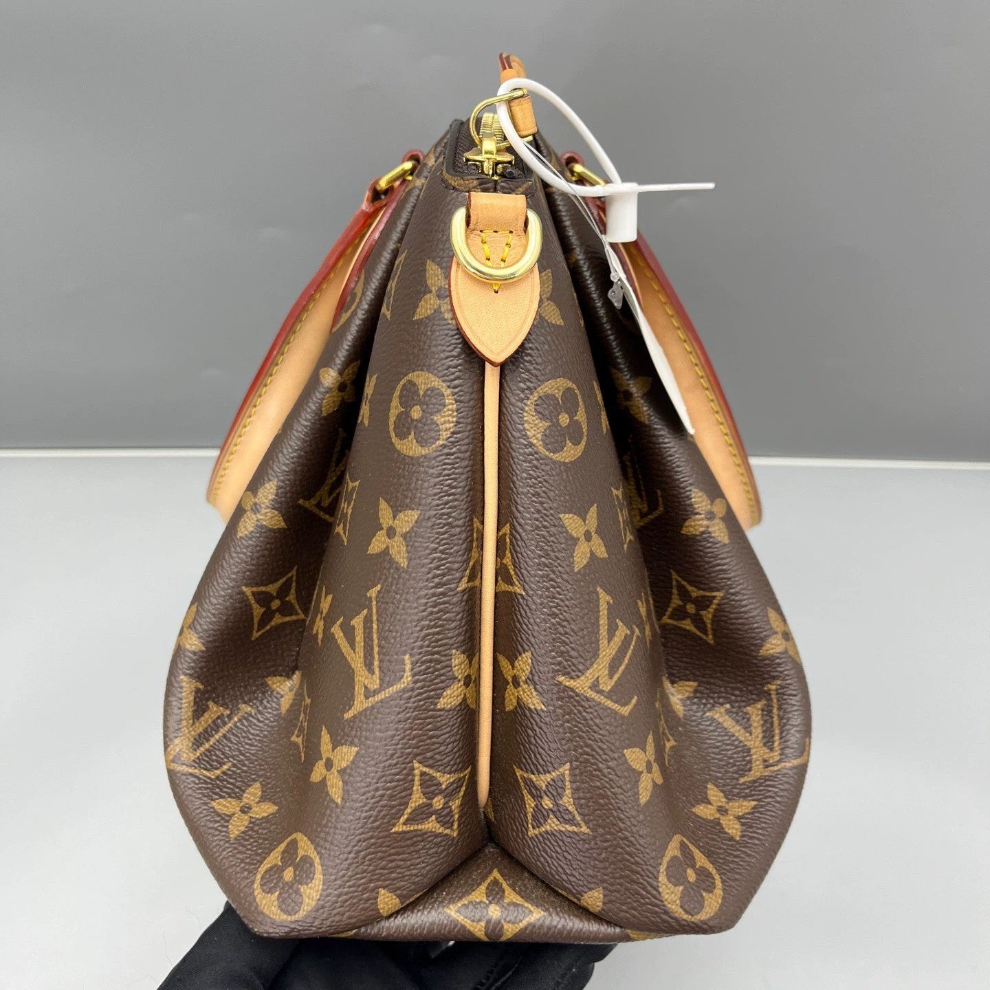 Louis Vuitton - Dumpling Bag - Monogram coated canvas with Vachetta leather trim - Brown - (Small)