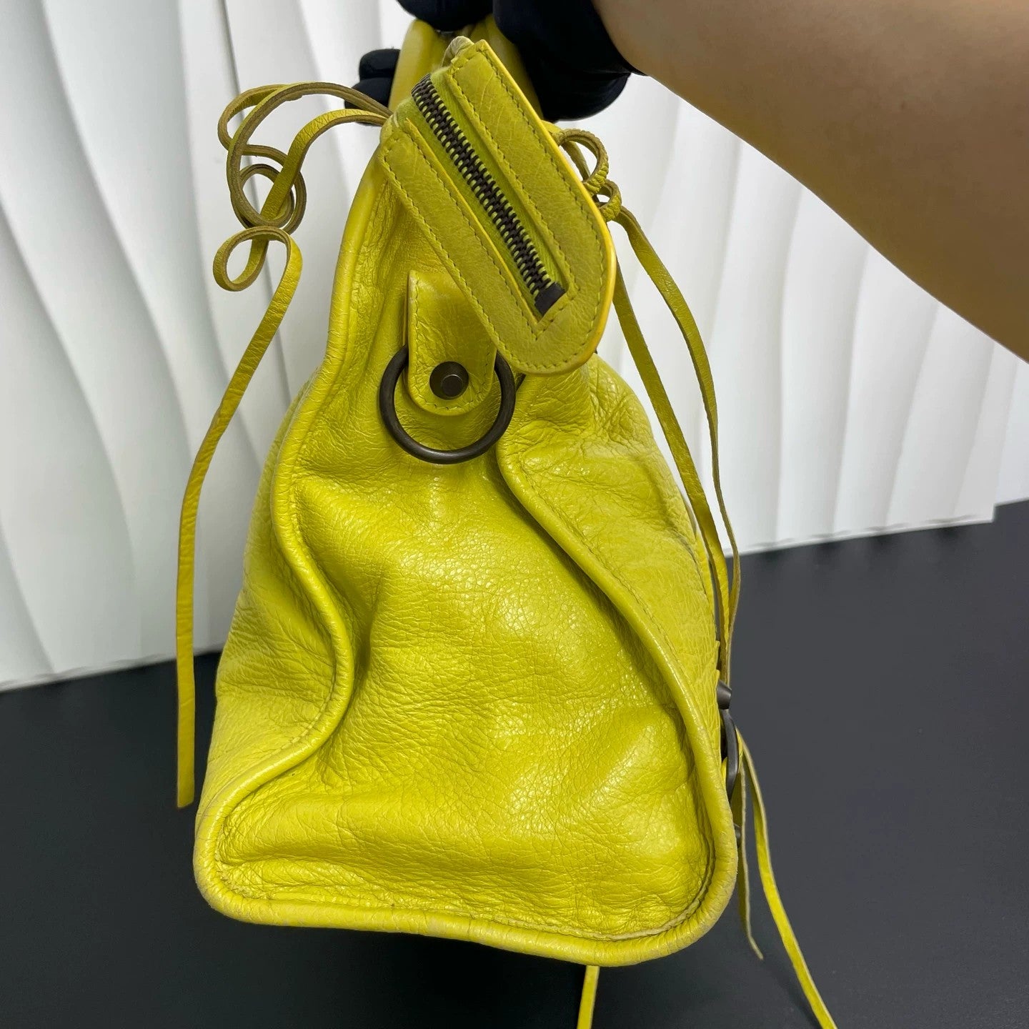 Balenciaga - City - Leather - Yellow - (Medium)