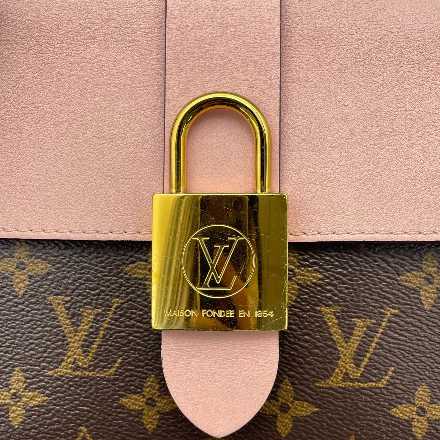Louis Vuitton - Locky BB - Monogram canvas and smooth leather - Brown and Pink - (mini)