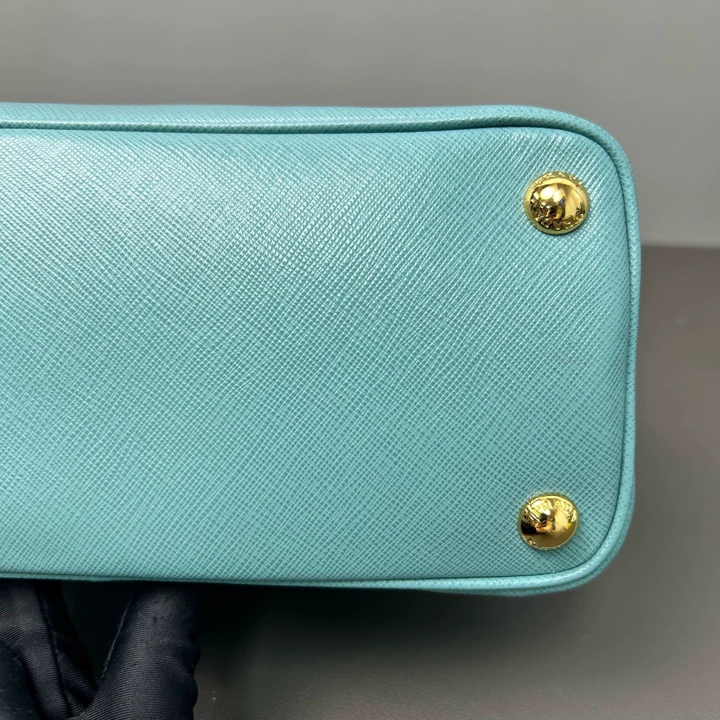 Prada - Galleria Bag - Leather - Blue - (Small)