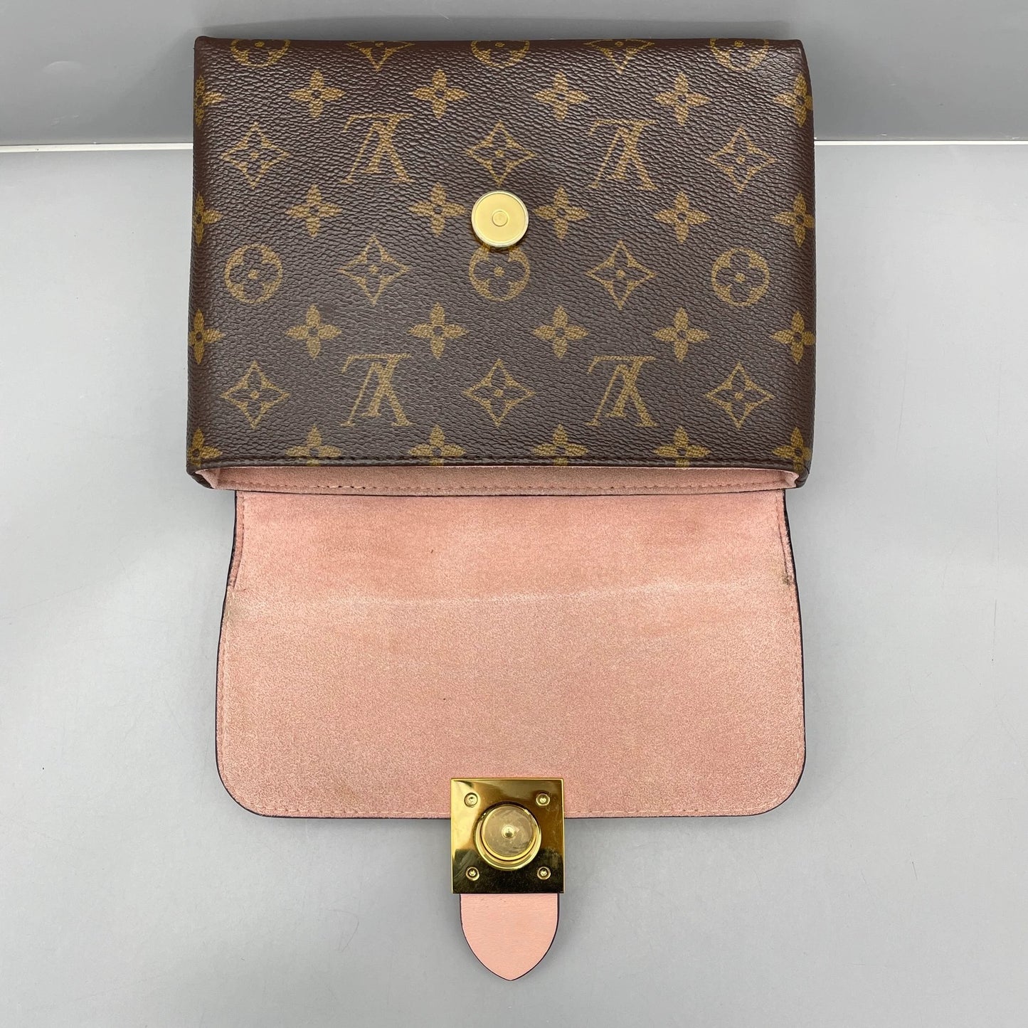 Louis Vuitton - Locky BB - Monogram canvas and smooth leather - Brown and Pink - (mini)