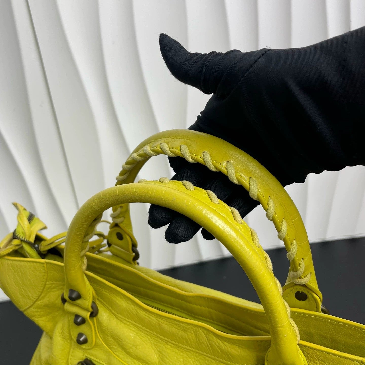 Balenciaga - City - Leather - Yellow - (Medium)