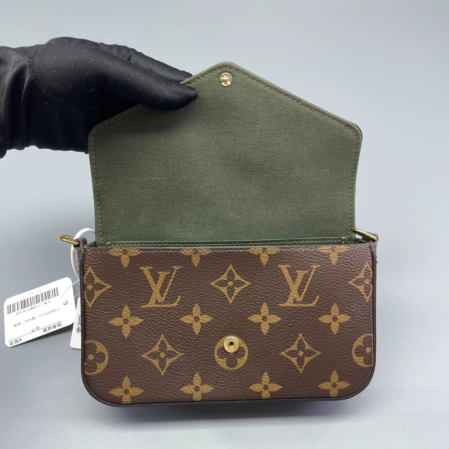 Louis Vuitton - Pochette Félicie - Monogram coated canvas - Brown - (Small)
