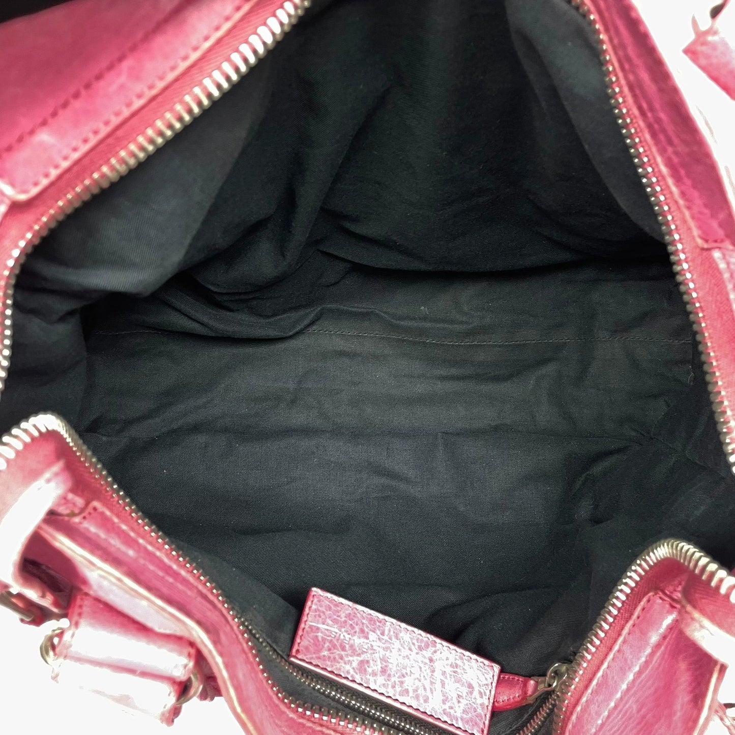 Balenciaga - City Bag - Distressed lambskin leather - Pink - (Small)
