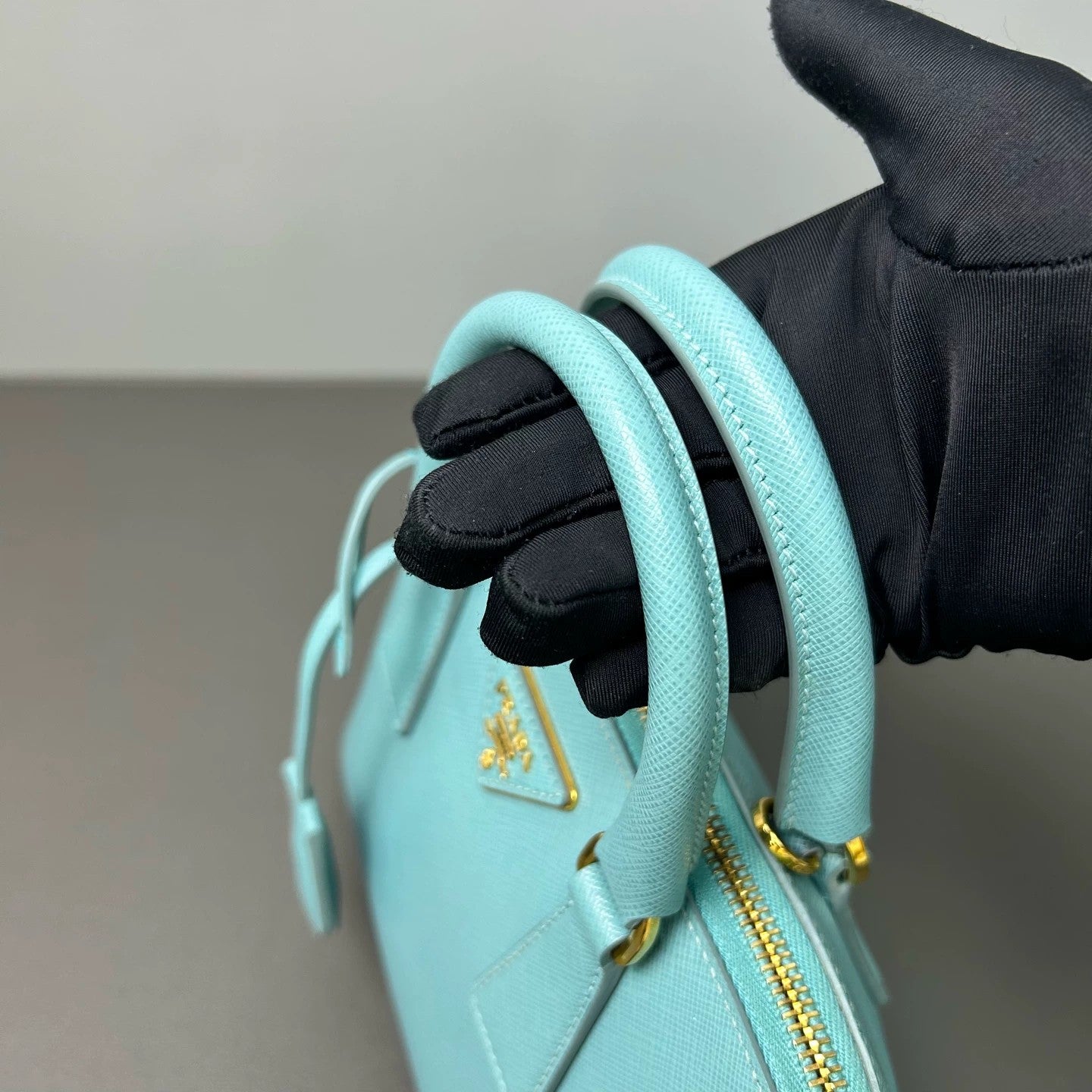 Prada - Galleria Bag - Leather - Blue - (Small)
