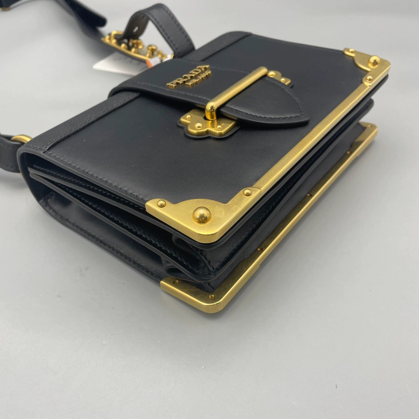Prada - Cahier - Leather - Black - (mini)
