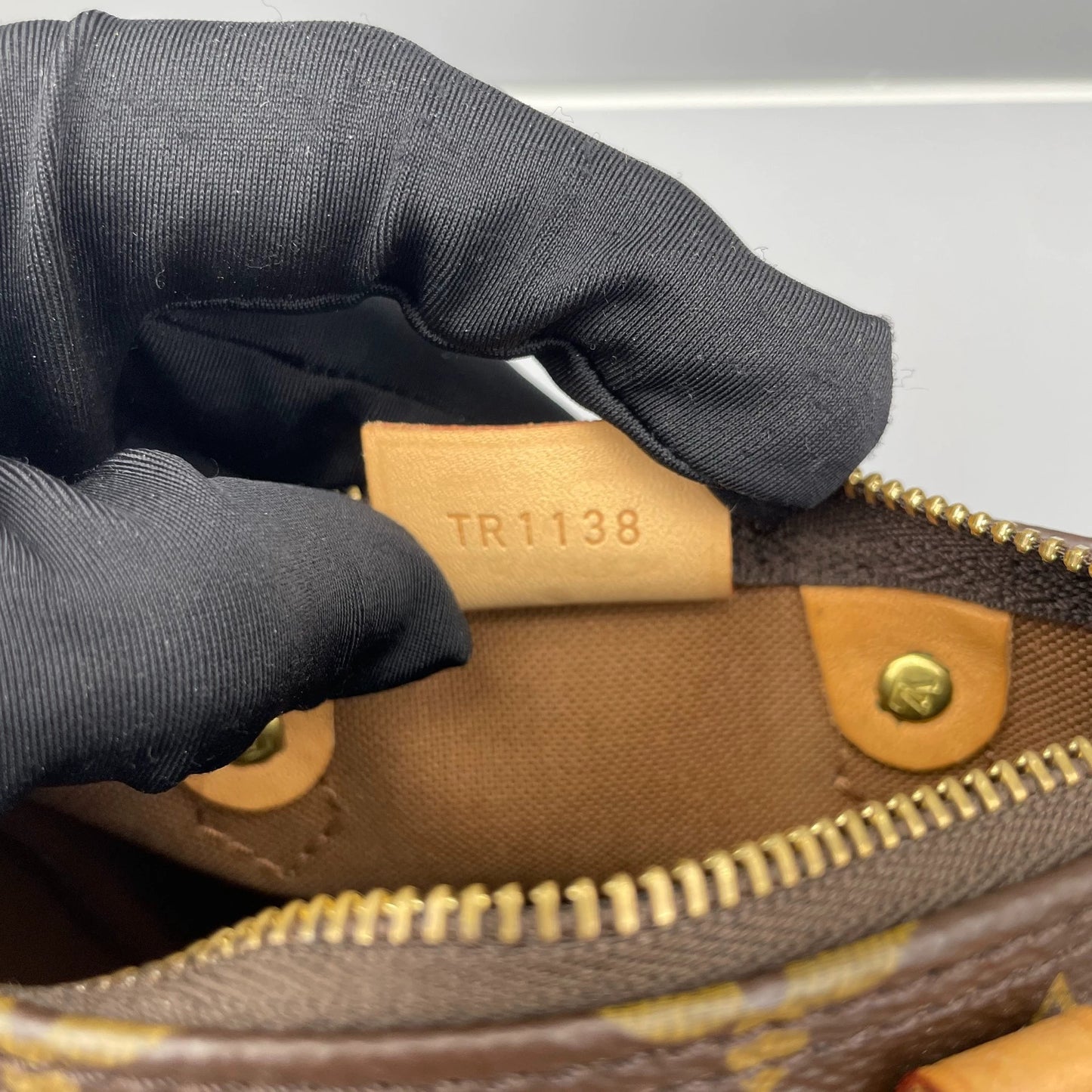 Louis Vuitton - Speedy Nano - Monogram coated canvas with natural Vachetta leather trim - Brown - (mini)