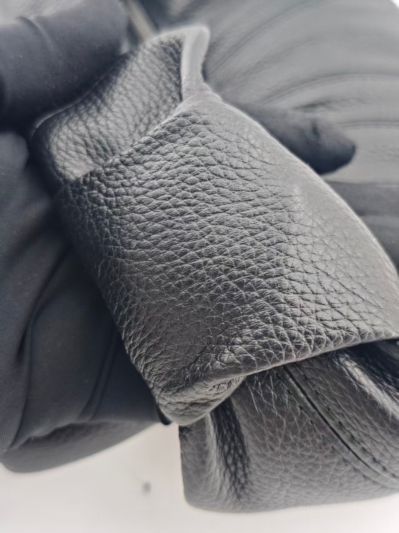 Lemaire - Croissant - Leather - Black - (small)