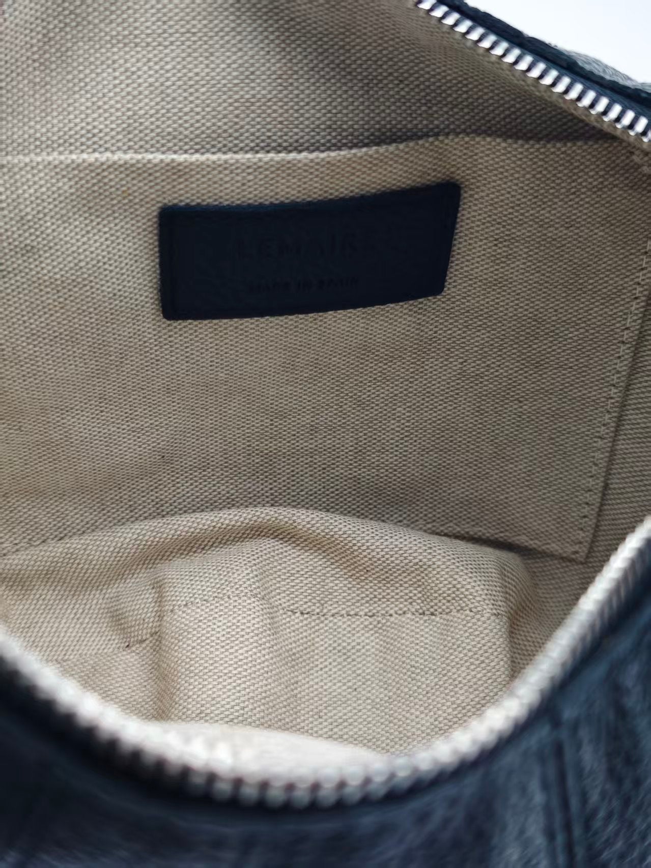 Lemaire - Croissant - Leather - Black - (small)