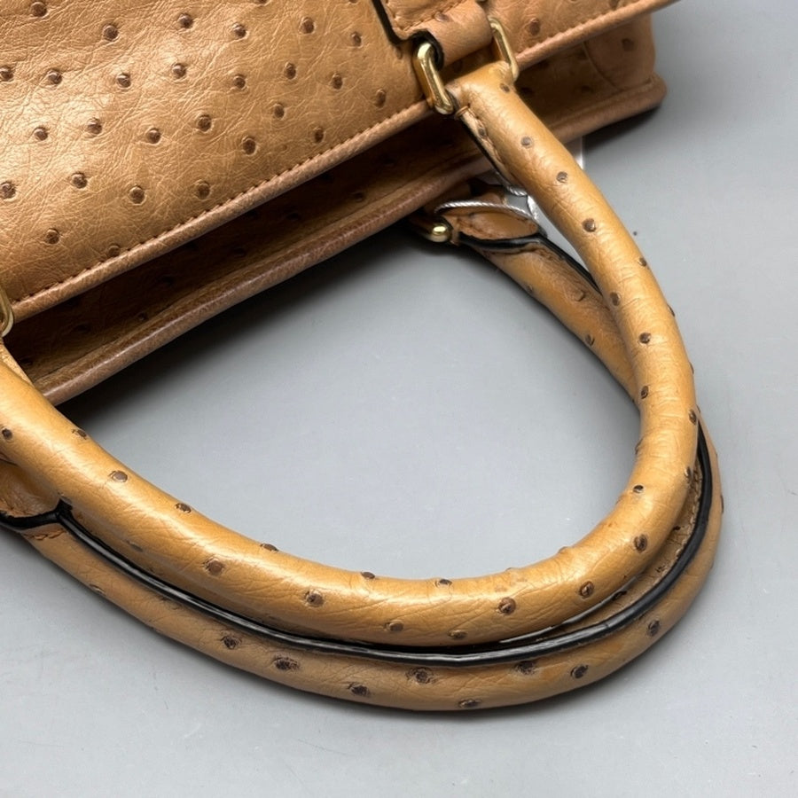 Loewe - Amazona - Exotic leathers - Ostrich - Camel - (medium)