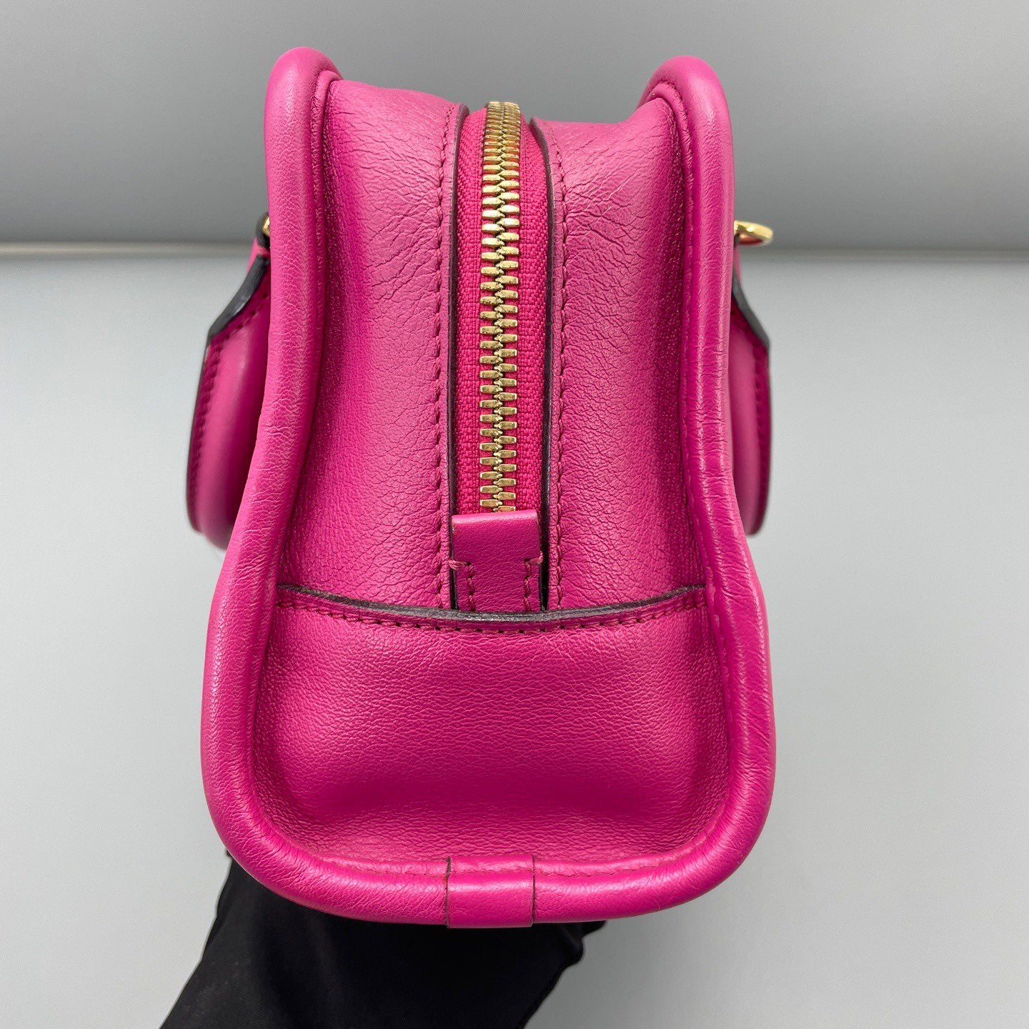 LOEWE - Amazona - Grained leather - Rose Red - (Small)
