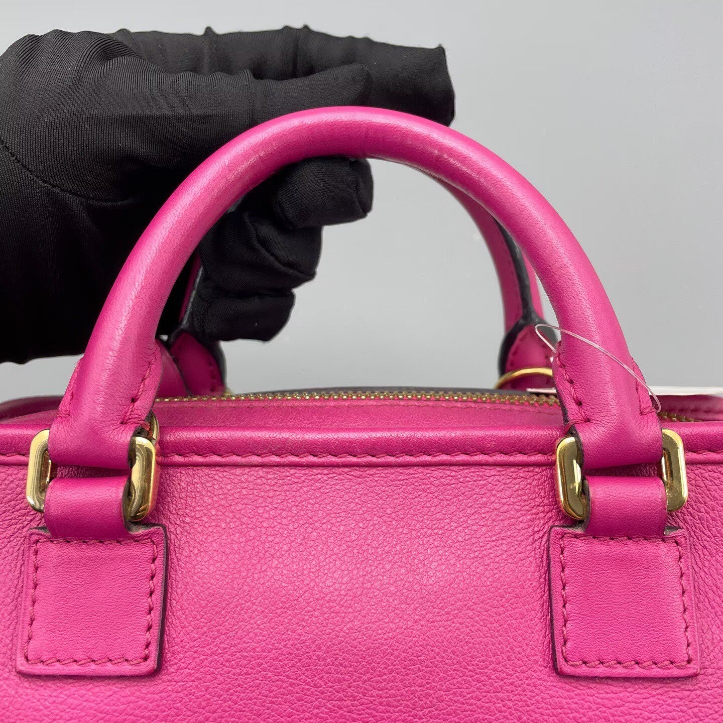 LOEWE - Amazona - Grained leather - Rose Red - (Small)