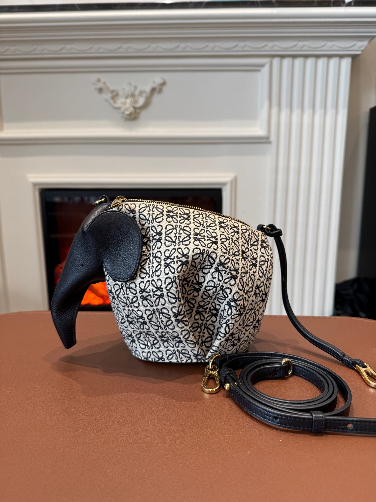 Loewe - Anagram Elephant Bag Mini - Cloth - Multicolour - (mini)