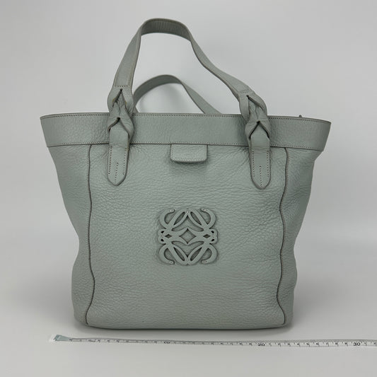 Loewe - Anagram Tote Bag - Grained calfskin leather - Pale Blue - (Medium)