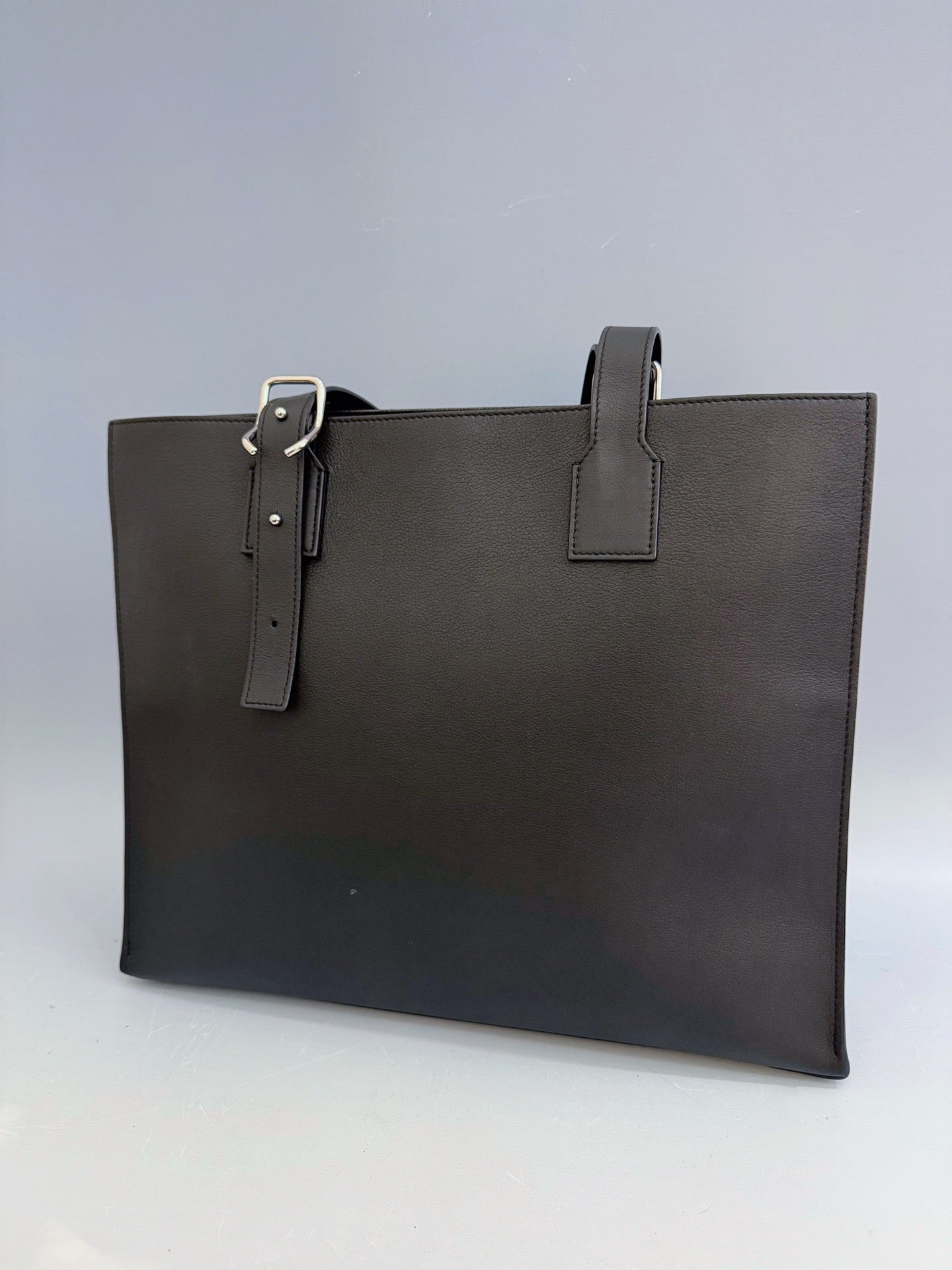 Loewe - Asymmetric Tote Bag - Leather - Black