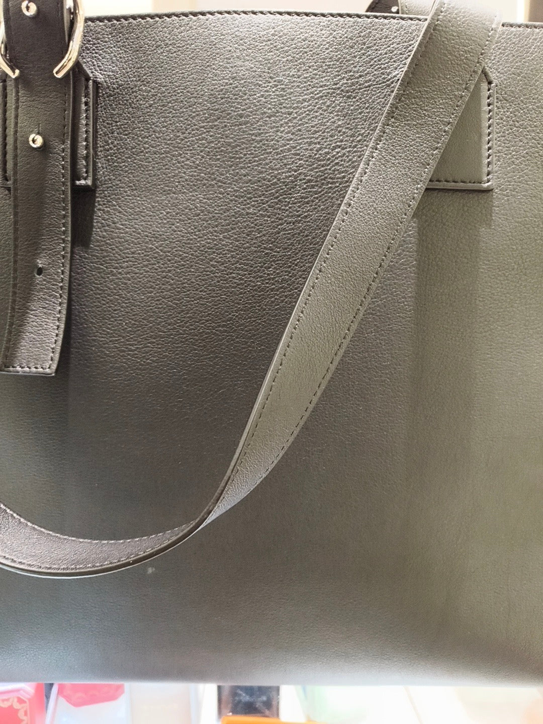 Loewe - Asymmetric Tote Bag - Leather - Black