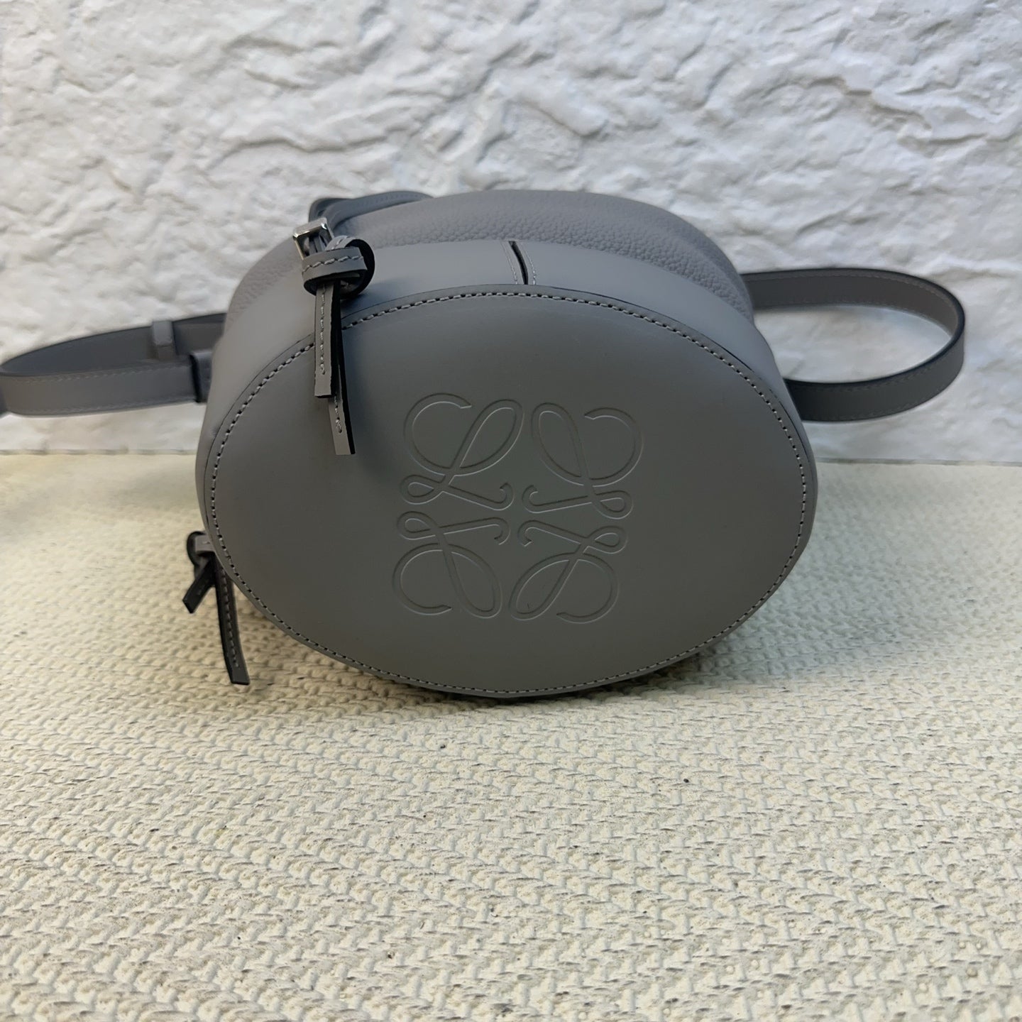 Loewe - Balloon Bag - Leather - Grey - (small)