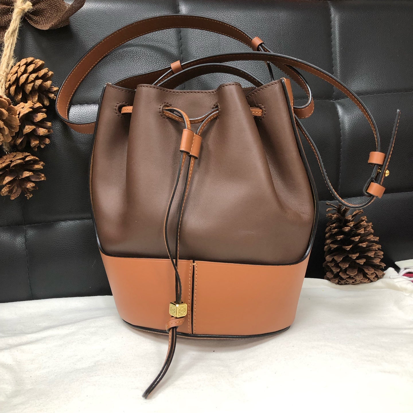 Loewe - Balloon - Leather - Brown - (medium)