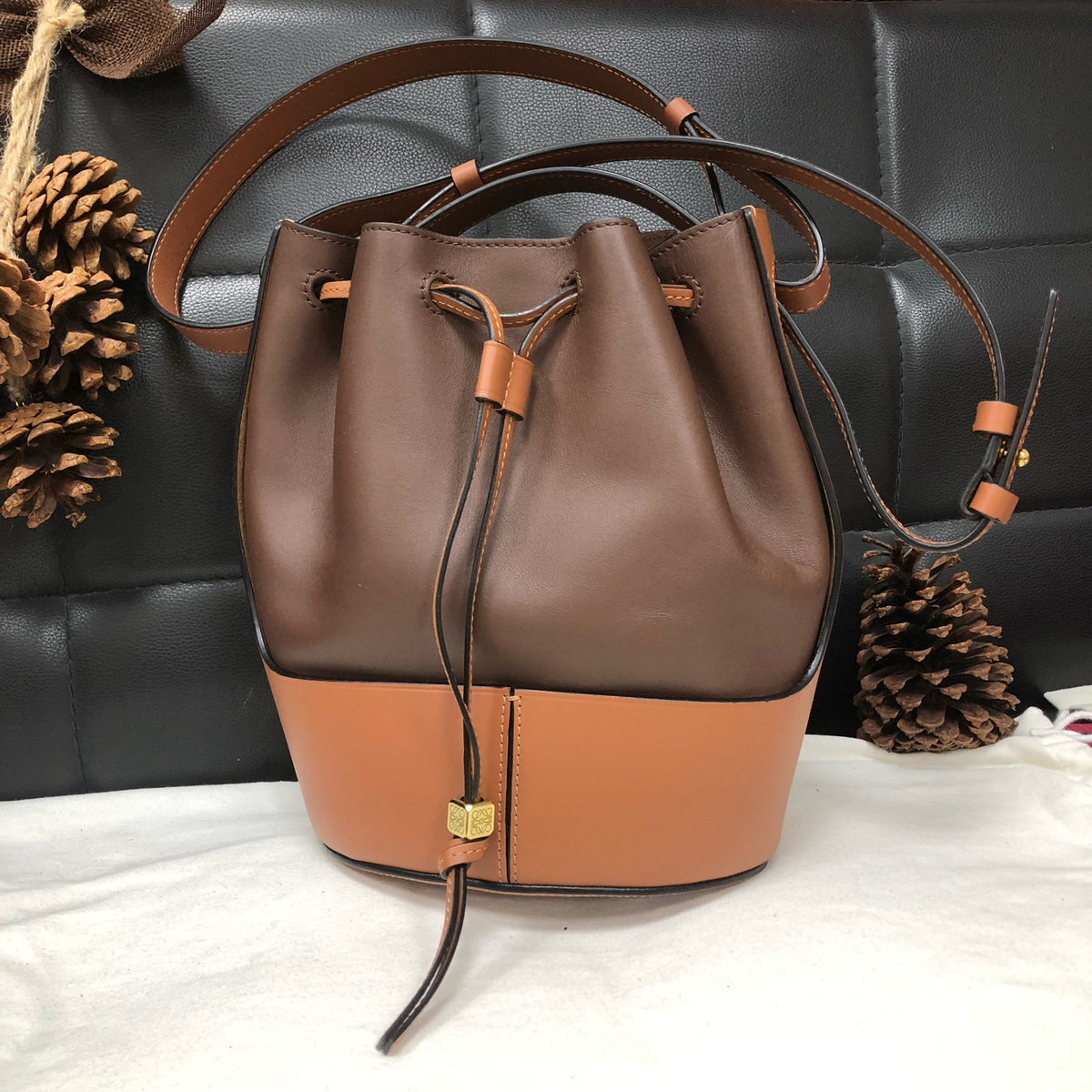 Loewe - Balloon Medium - Leather - Multicolour - (medium)