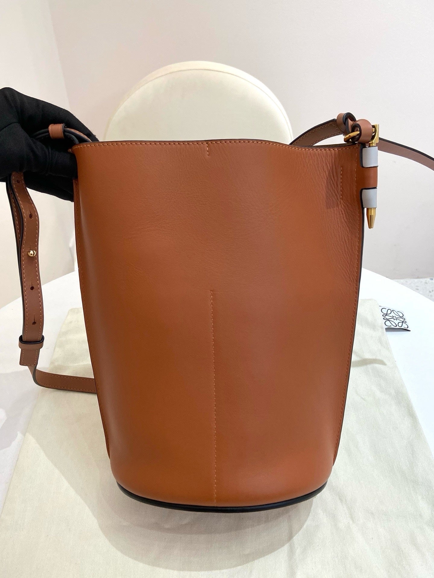 Loewe - Basket Bag - Leather - Grey - (Other)
