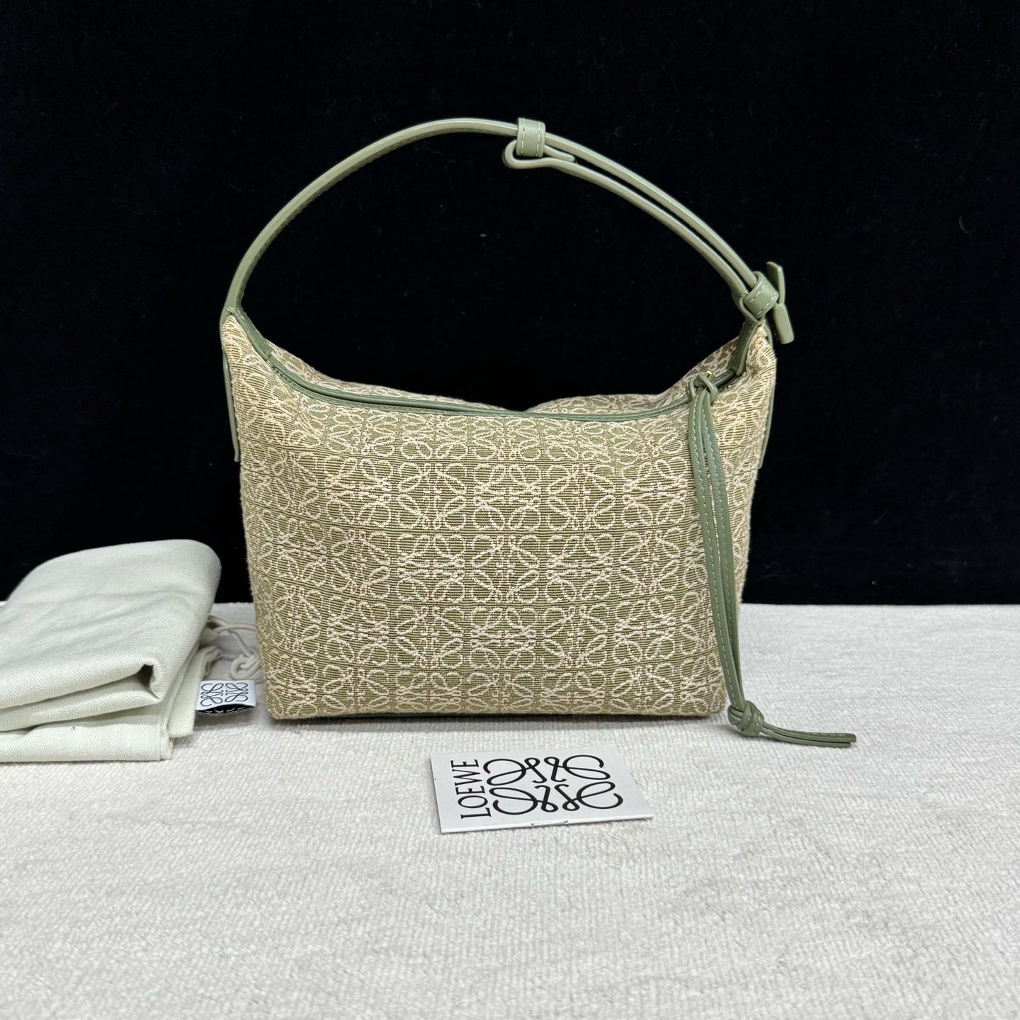 Loewe - Cubi Bag - Cloth - Green - (small)