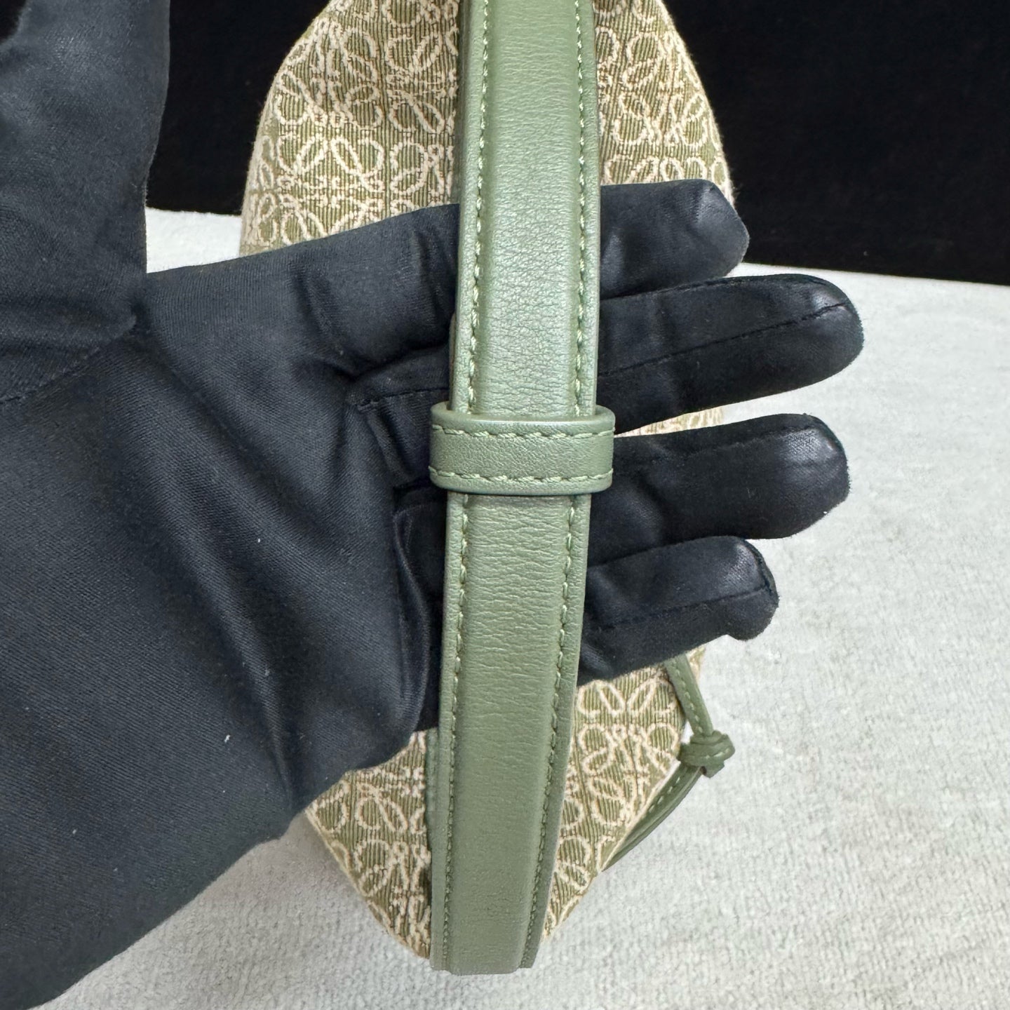 Loewe - Cubi Bag - Cloth - Green - (small)
