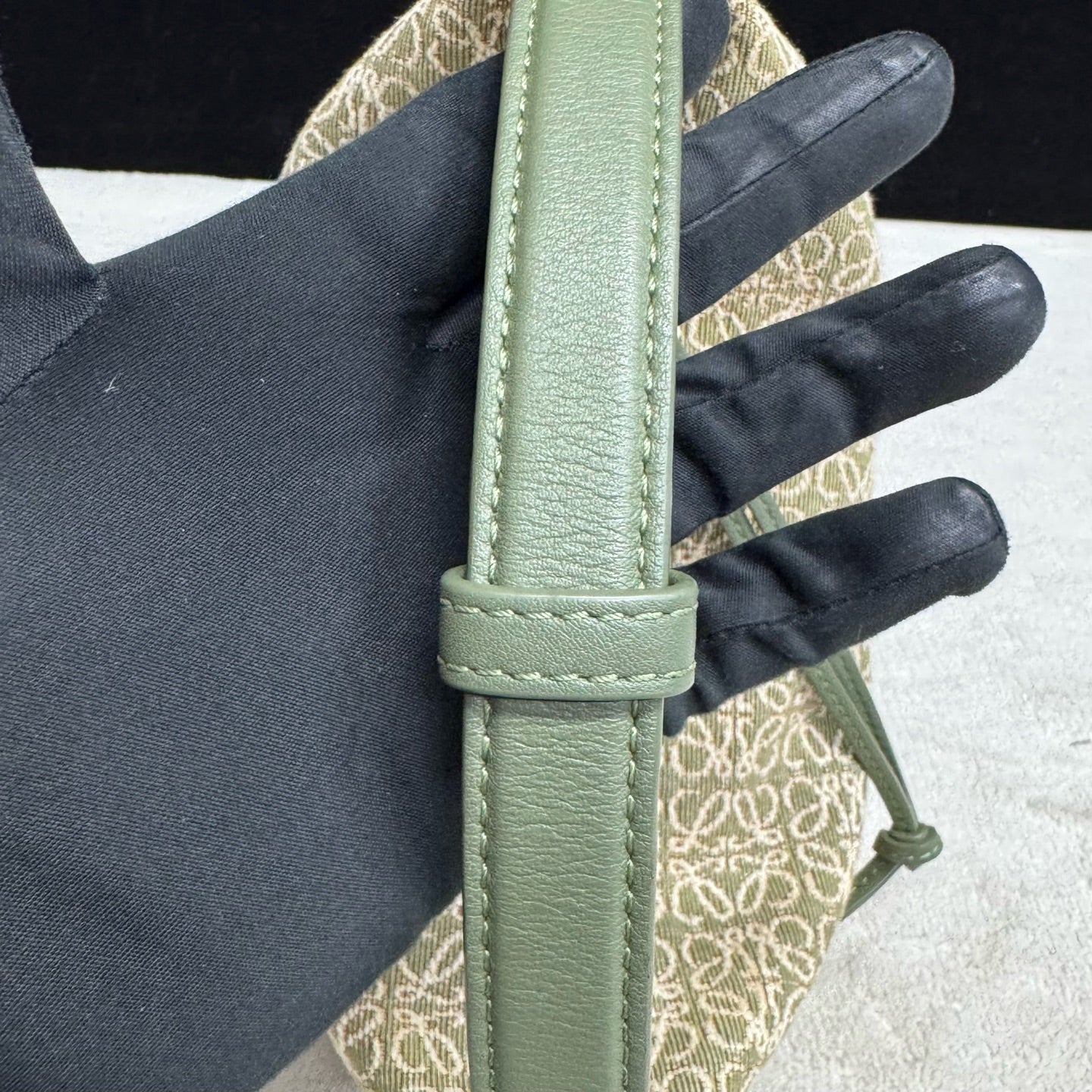 Loewe - Cubi Bag - Cloth - Green - (small)