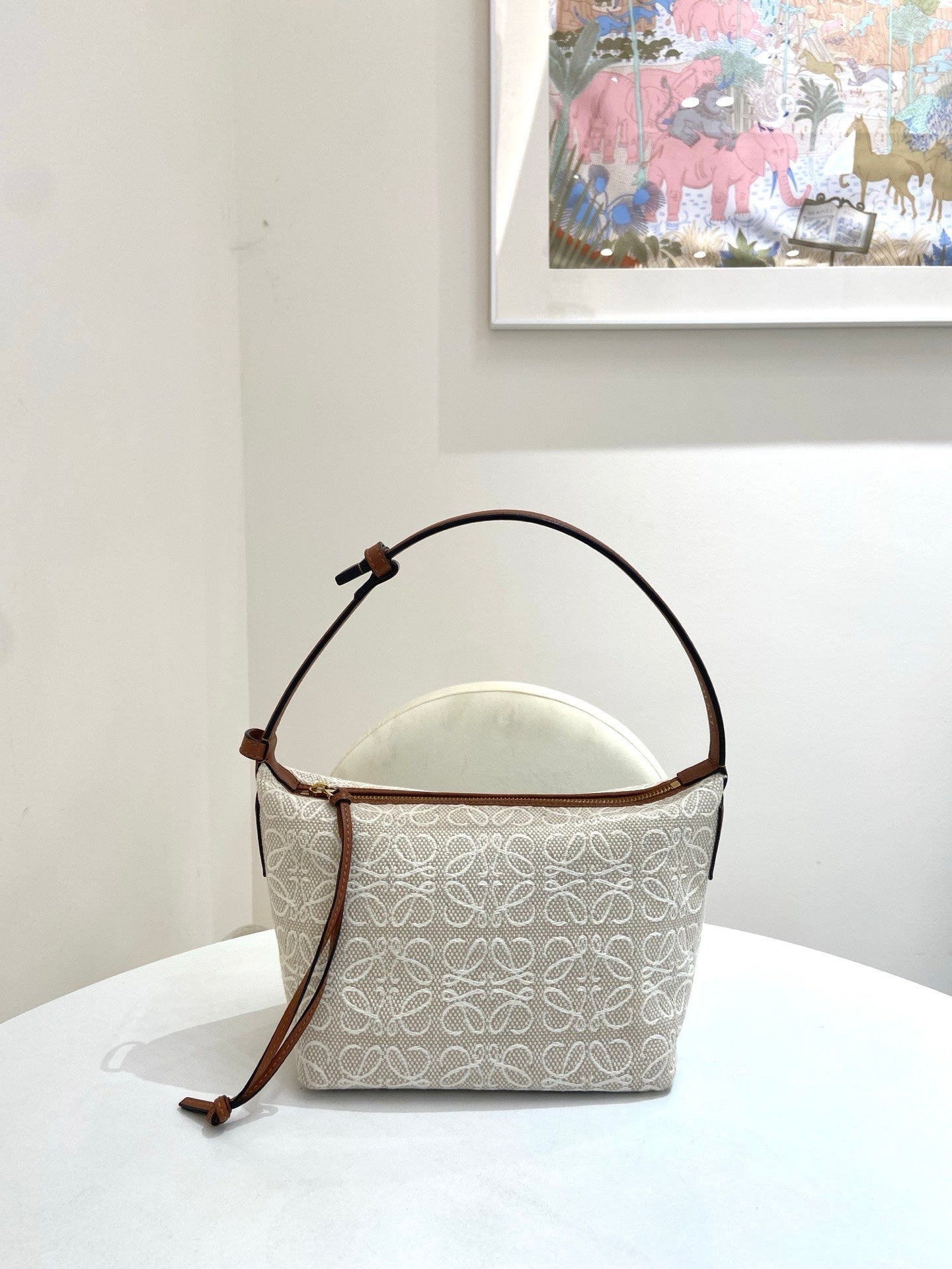Loewe - Cubi - Cloth - Beige - (small)