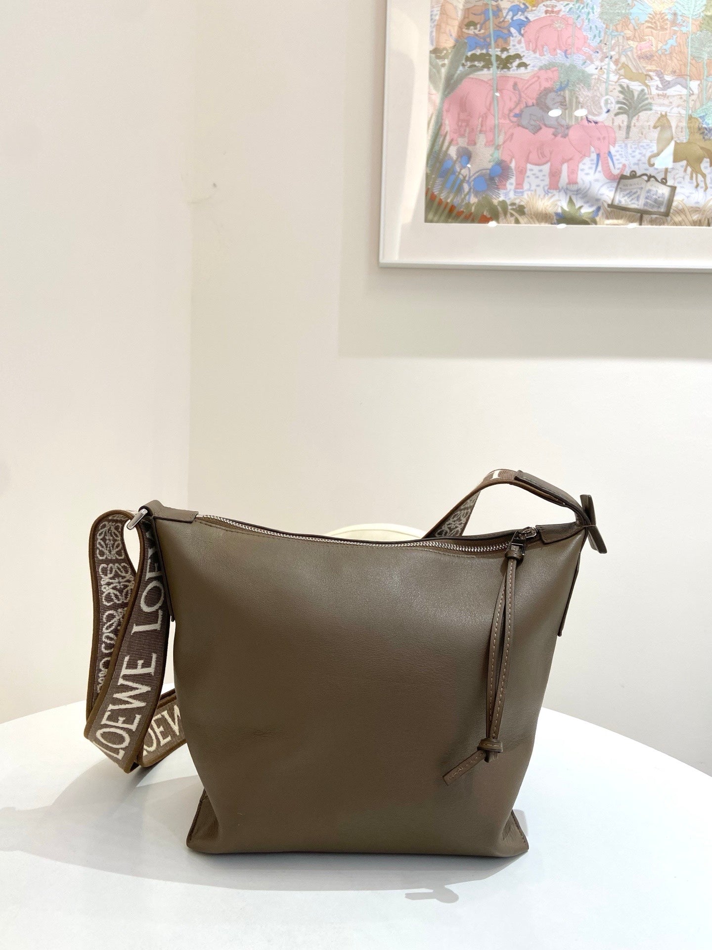 Loewe - Cubi - Leather - Brown - (small)