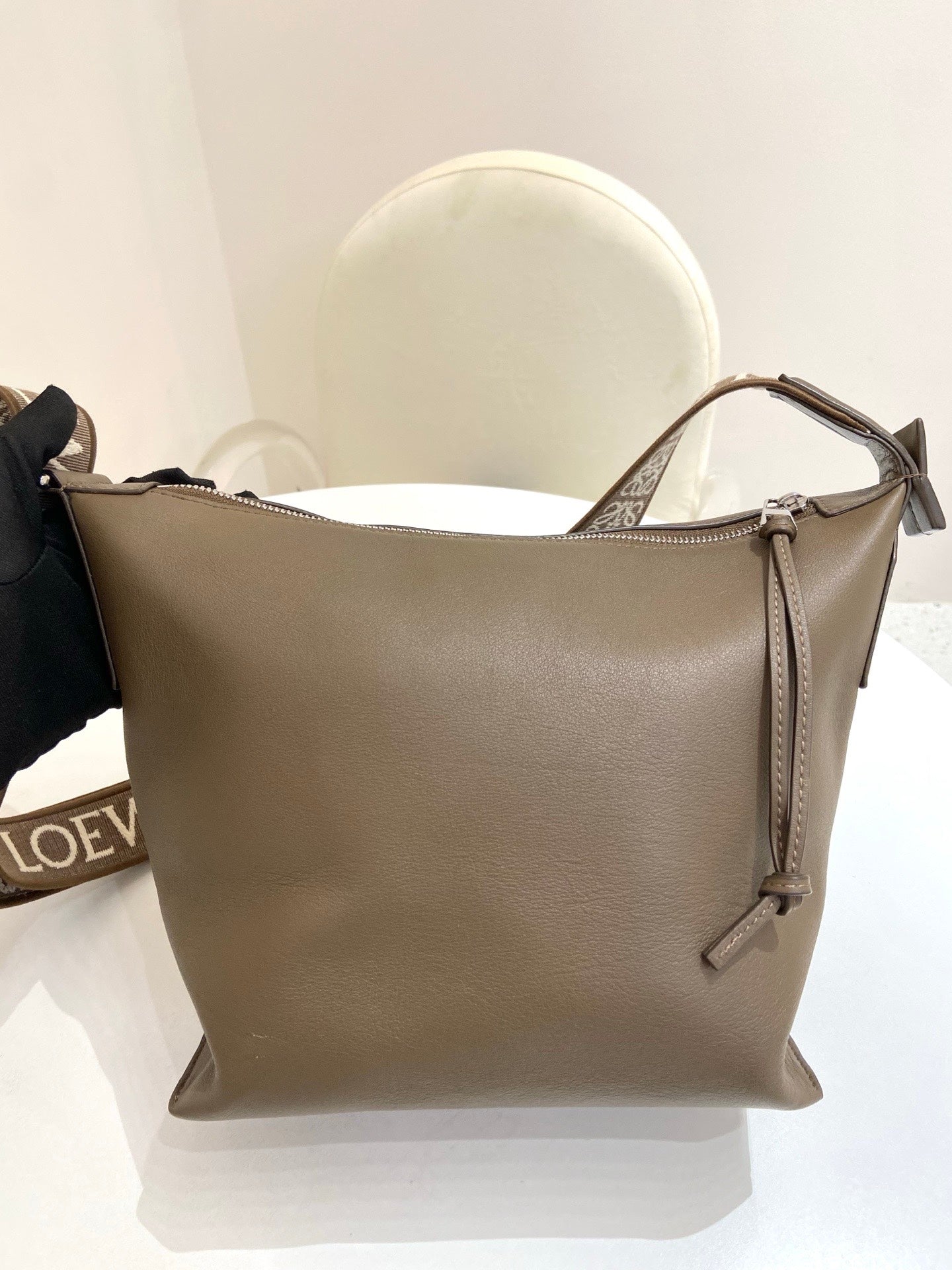 Loewe - Cubi - Leather - Brown - (small)