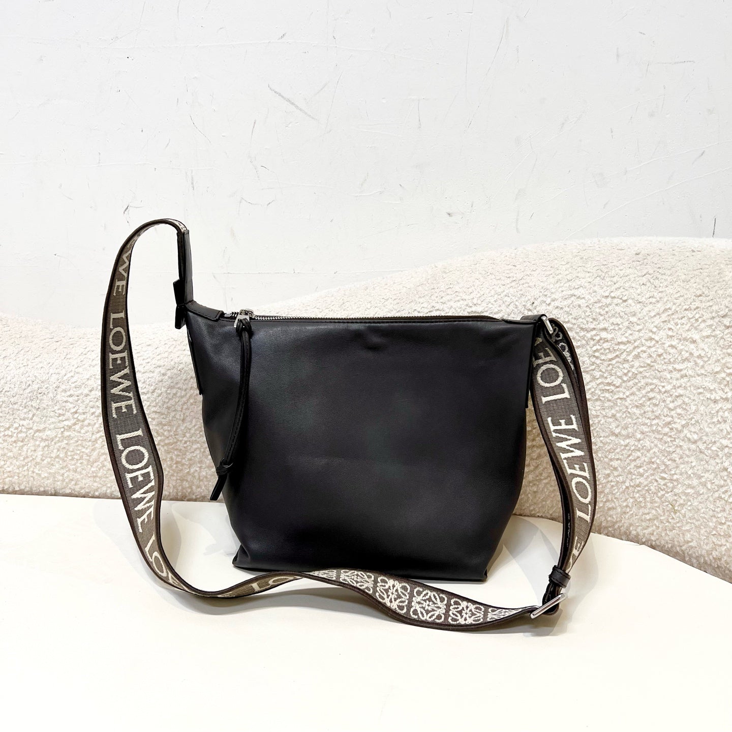 Loewe - Cubi - Leather - Grey - (small)
