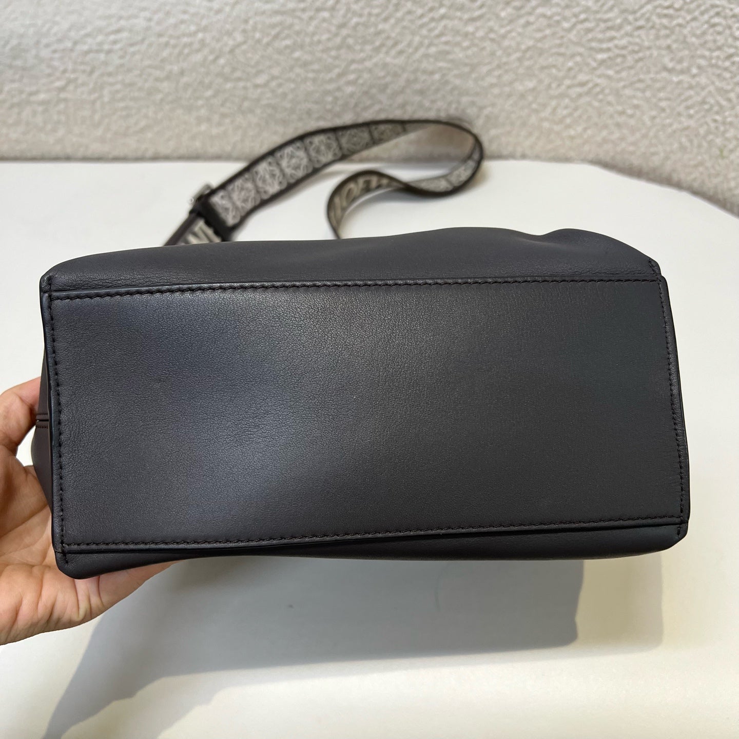 Loewe - Cubi - Leather - Grey - (small)