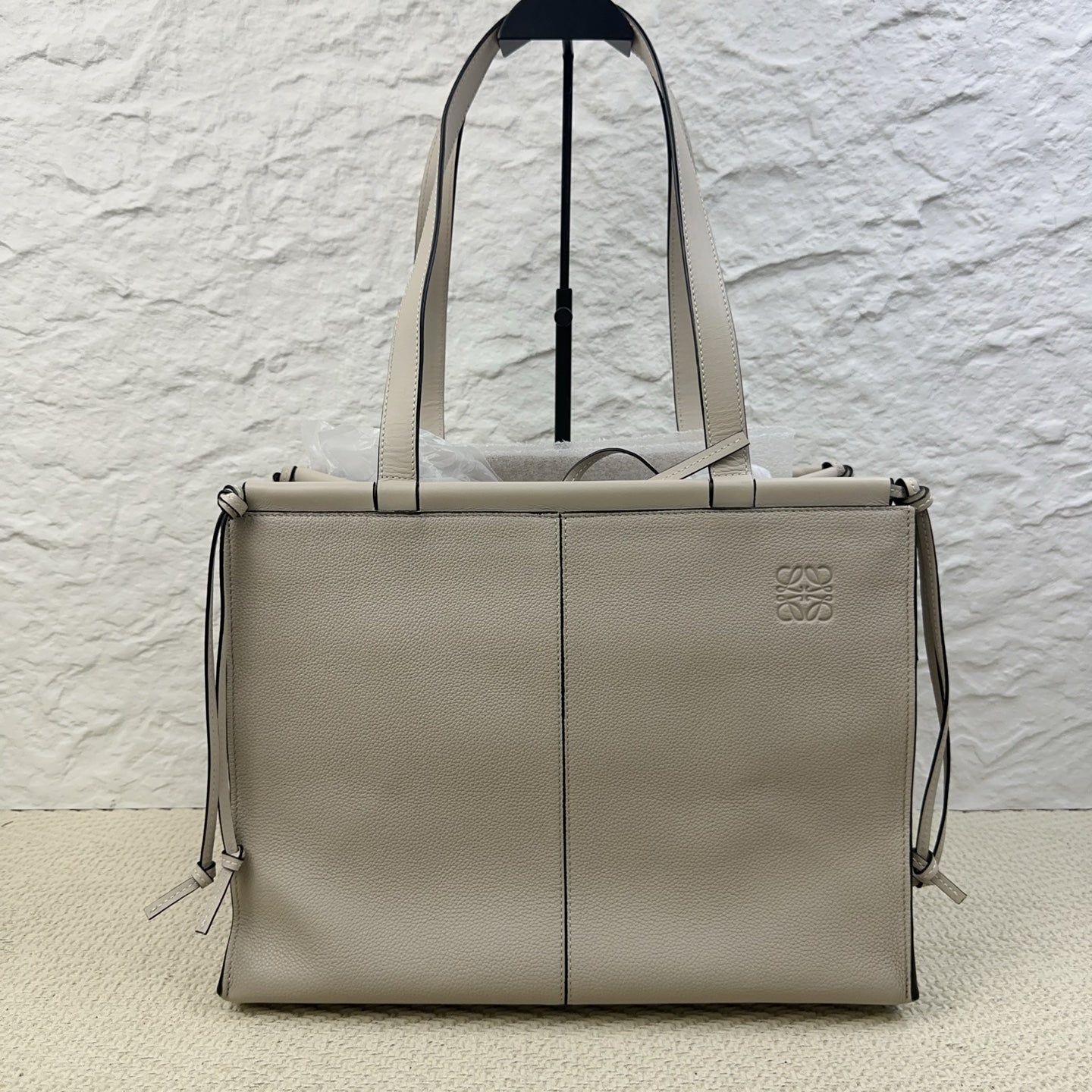 Loewe - Cushion - Leather - Beige - (large)