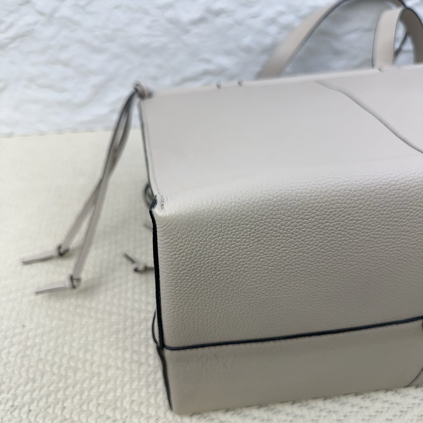 Loewe - Cushion - Leather - Beige - (large)