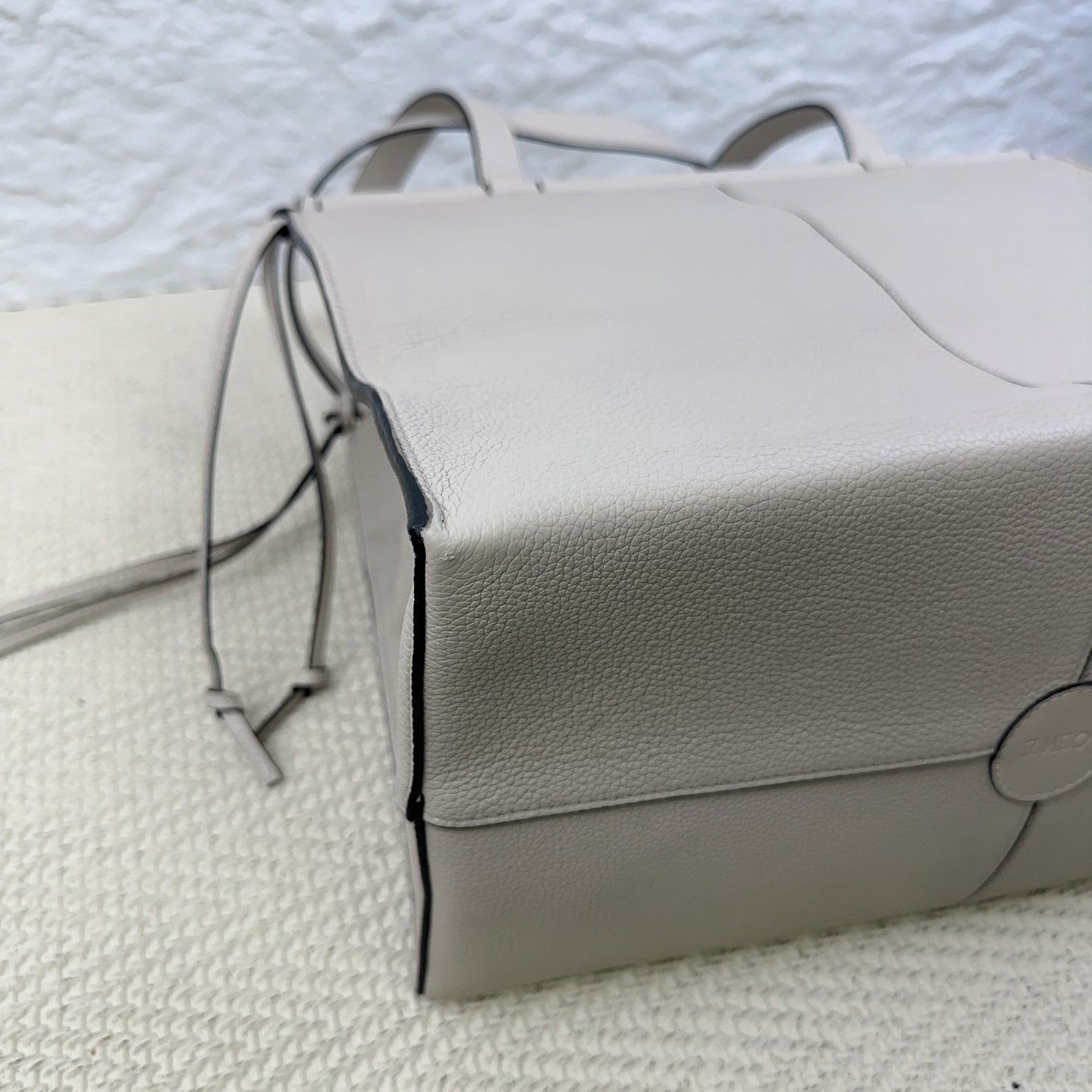 Loewe - Cushion - Leather - Beige - (large)