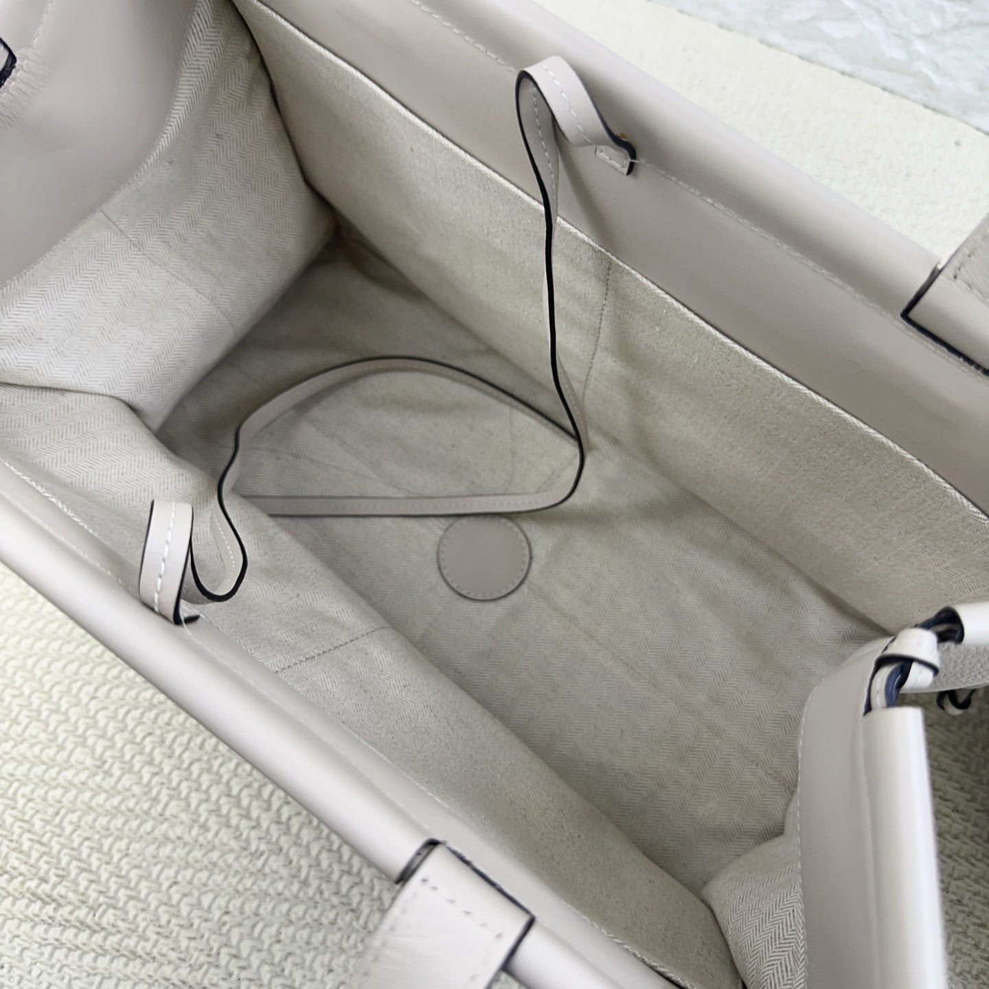 Loewe - Cushion - Leather - Beige - (large)