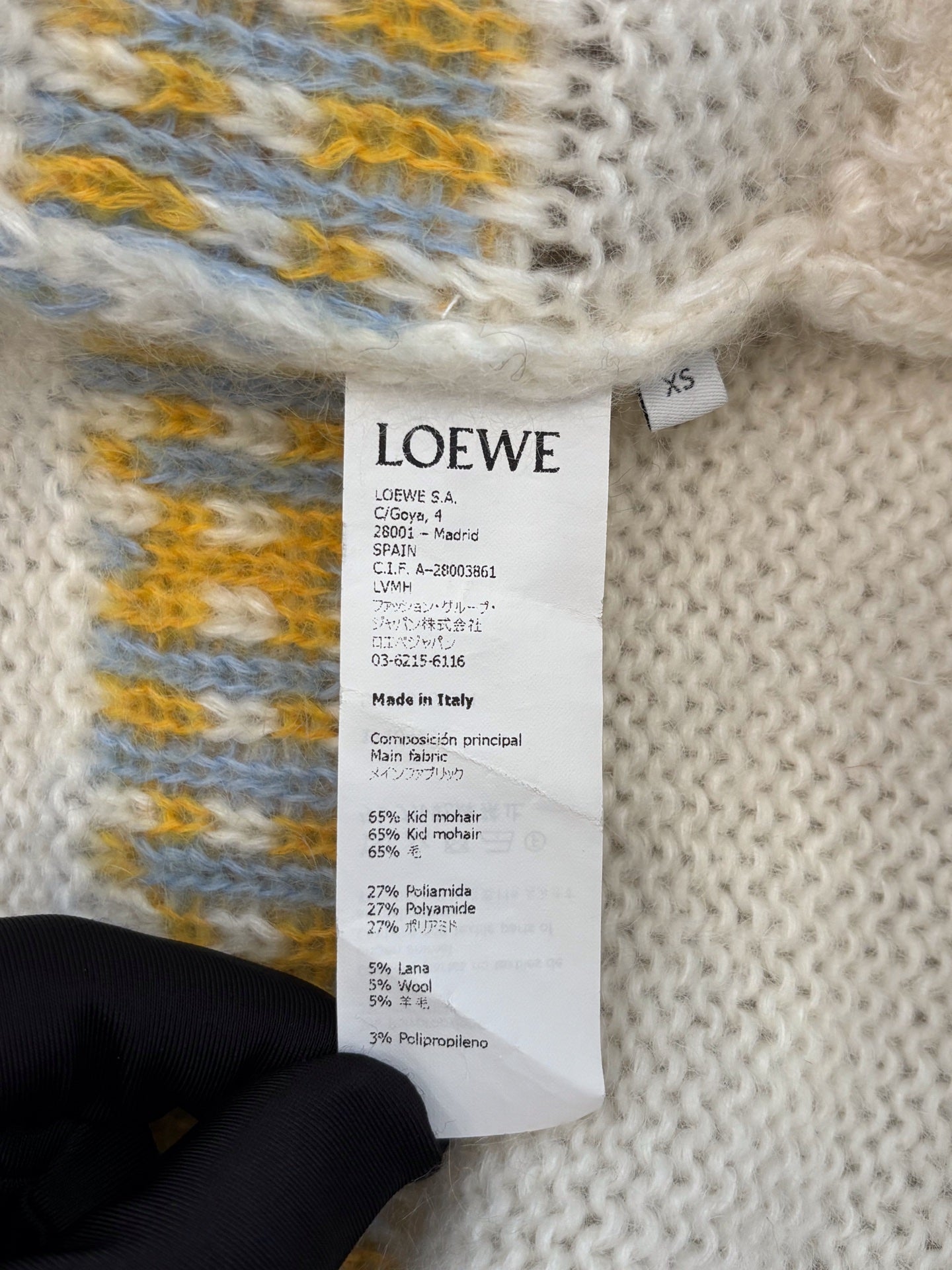 Loewe - Deer Letter Logo Mohair Knit Cardigan - Mohair blend - White - (XS)