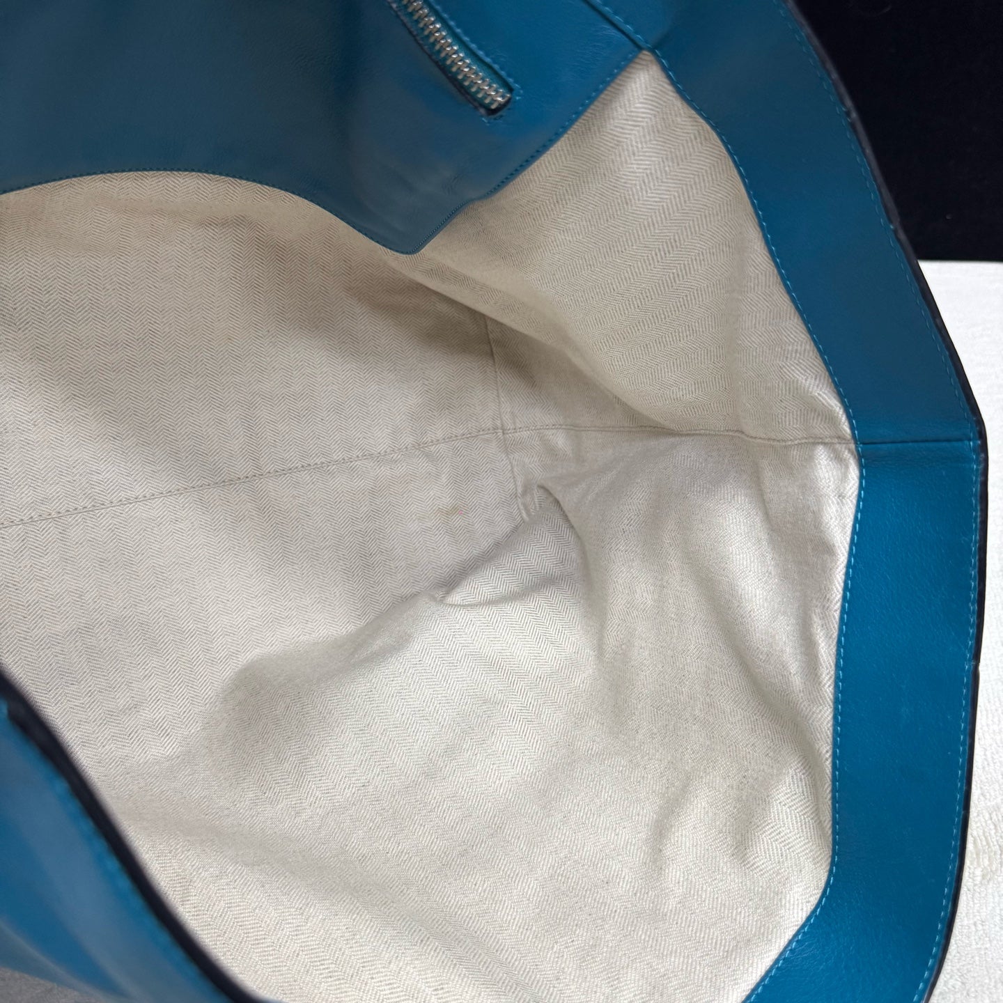 Loewe - East West Tote - Leather - Blue - (large)