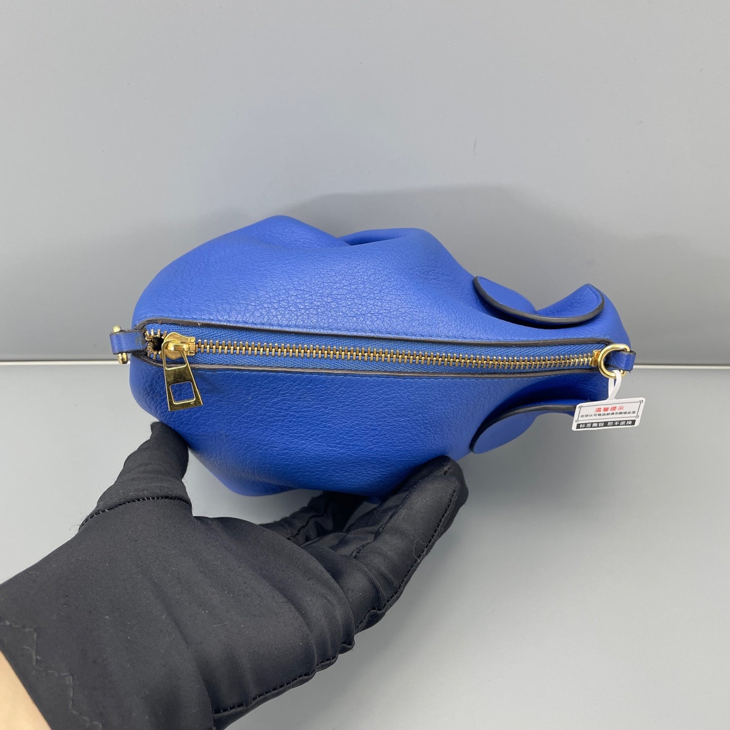 Loewe - Elephant Bag - Grained calfskin leather - Blue - (mini)