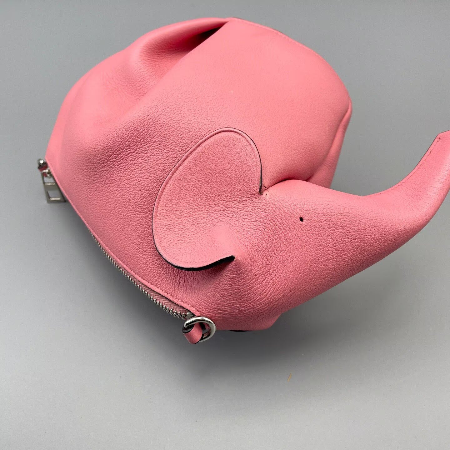 LOEWE - Elephant bag - Grained calfskin leather - Pink - (mini)
