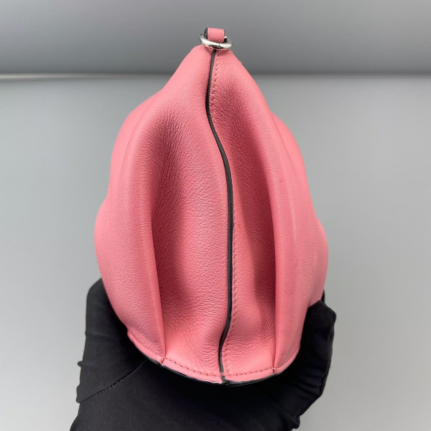 LOEWE - Elephant bag - Grained calfskin leather - Pink - (mini)