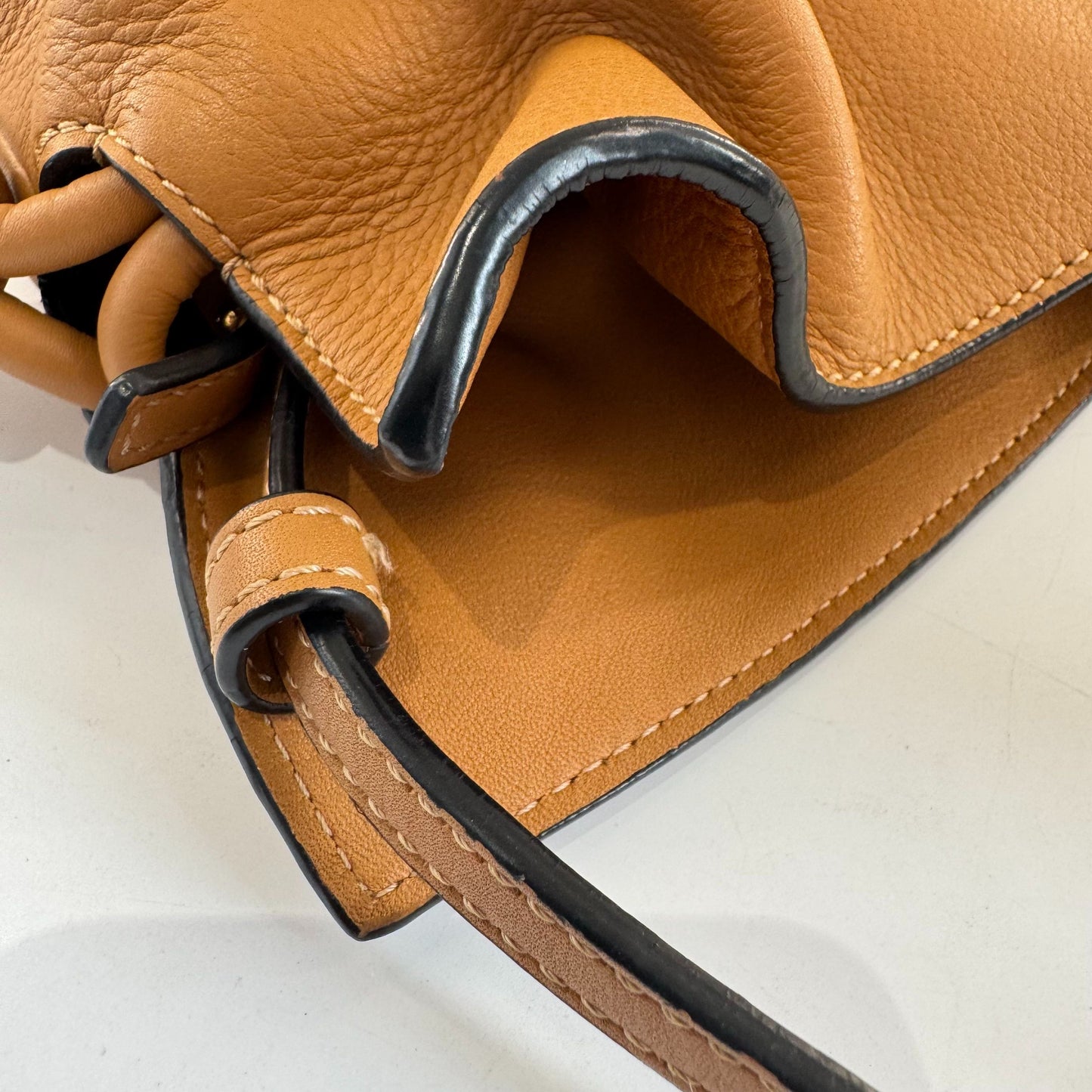 Loewe - Flamenco Bag - Leather - Brown - (medium)