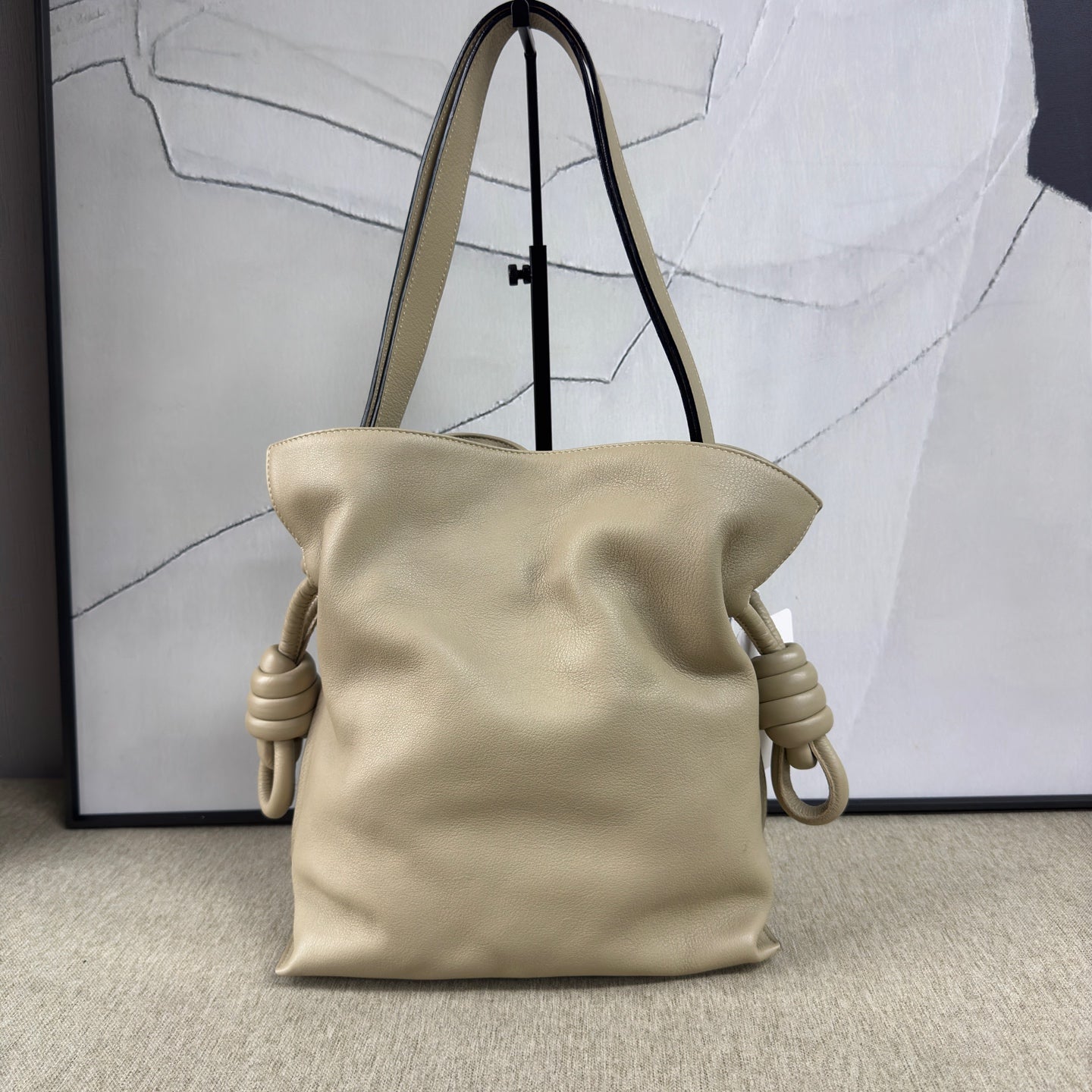 Loewe - Flamenco - Leather - Beige - (small)