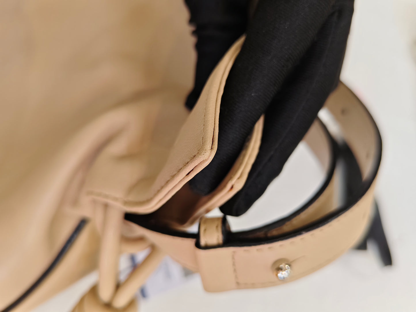 Loewe - Flamenco - Leather - Beige - (small)