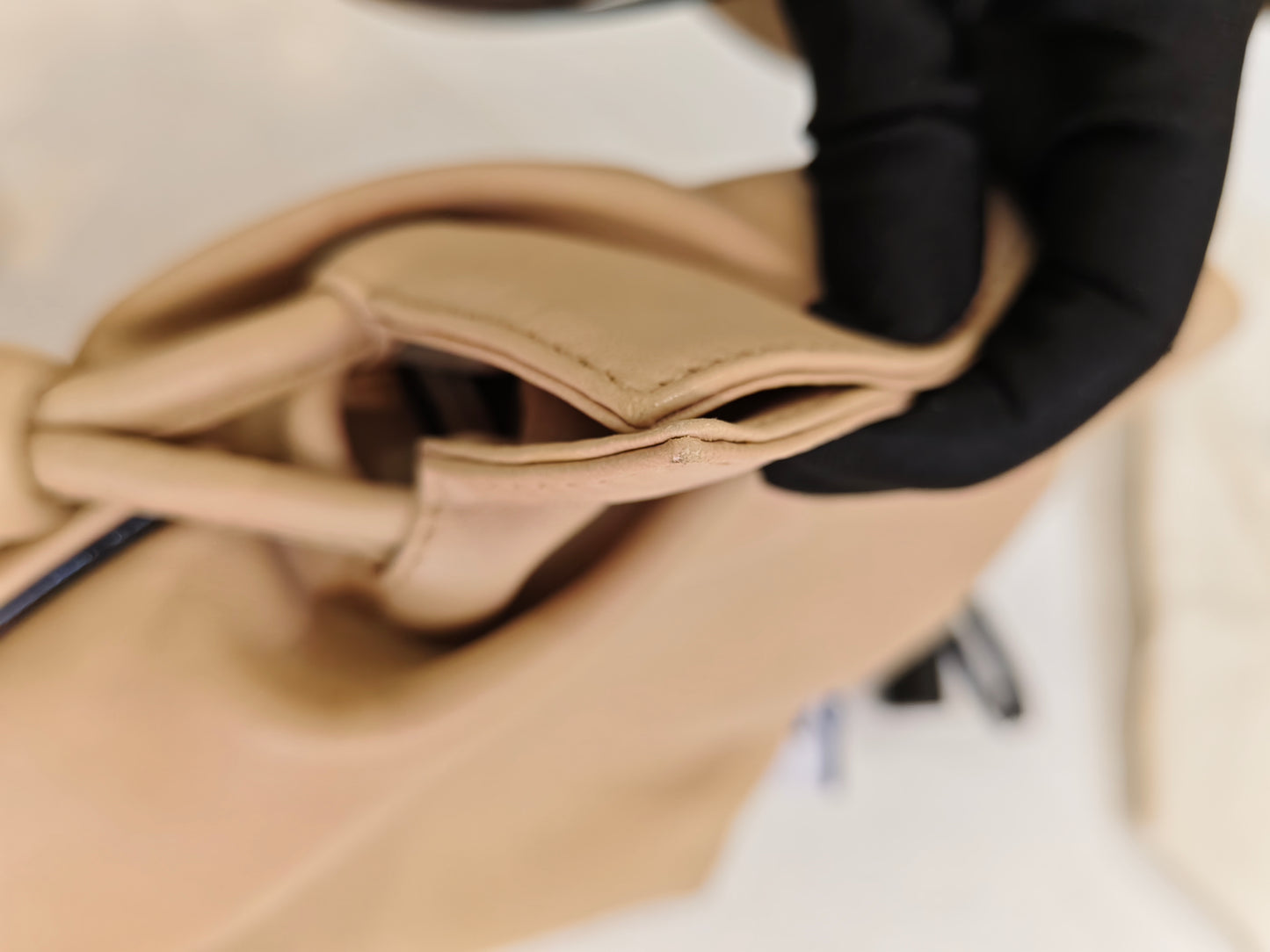Loewe - Flamenco - Leather - Beige - (small)